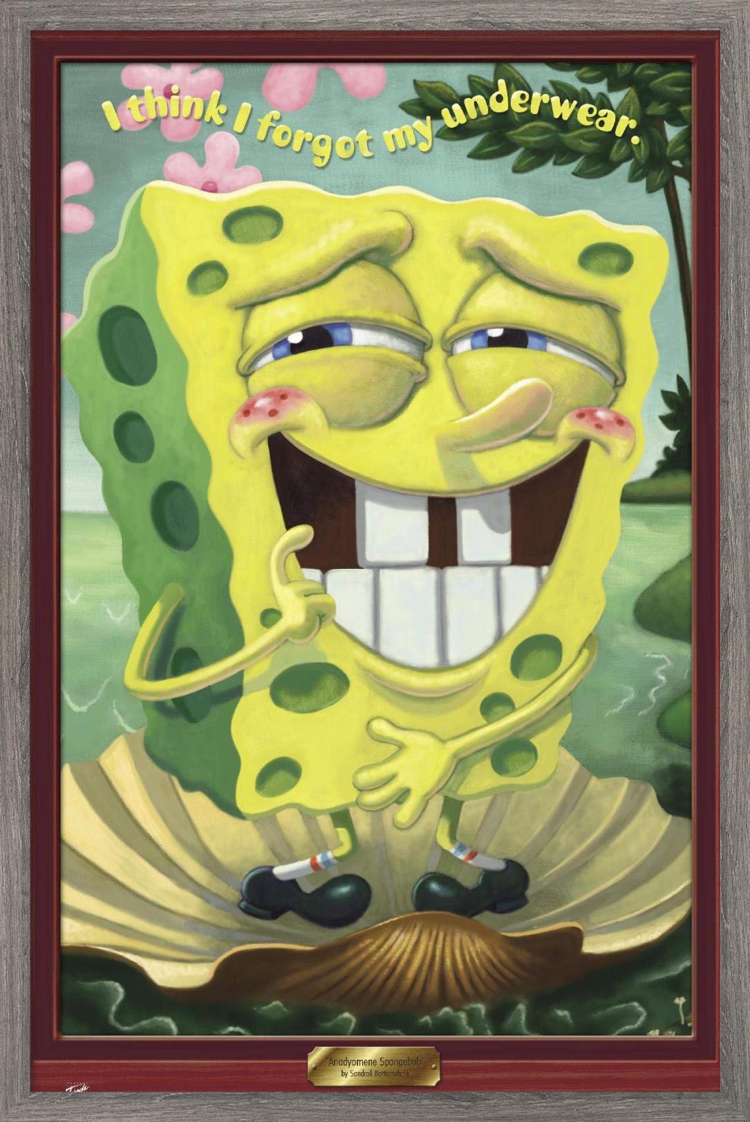 Trends International Nickelodeon SpongeBob SquarePants Underwear Wall Poster - 14.725