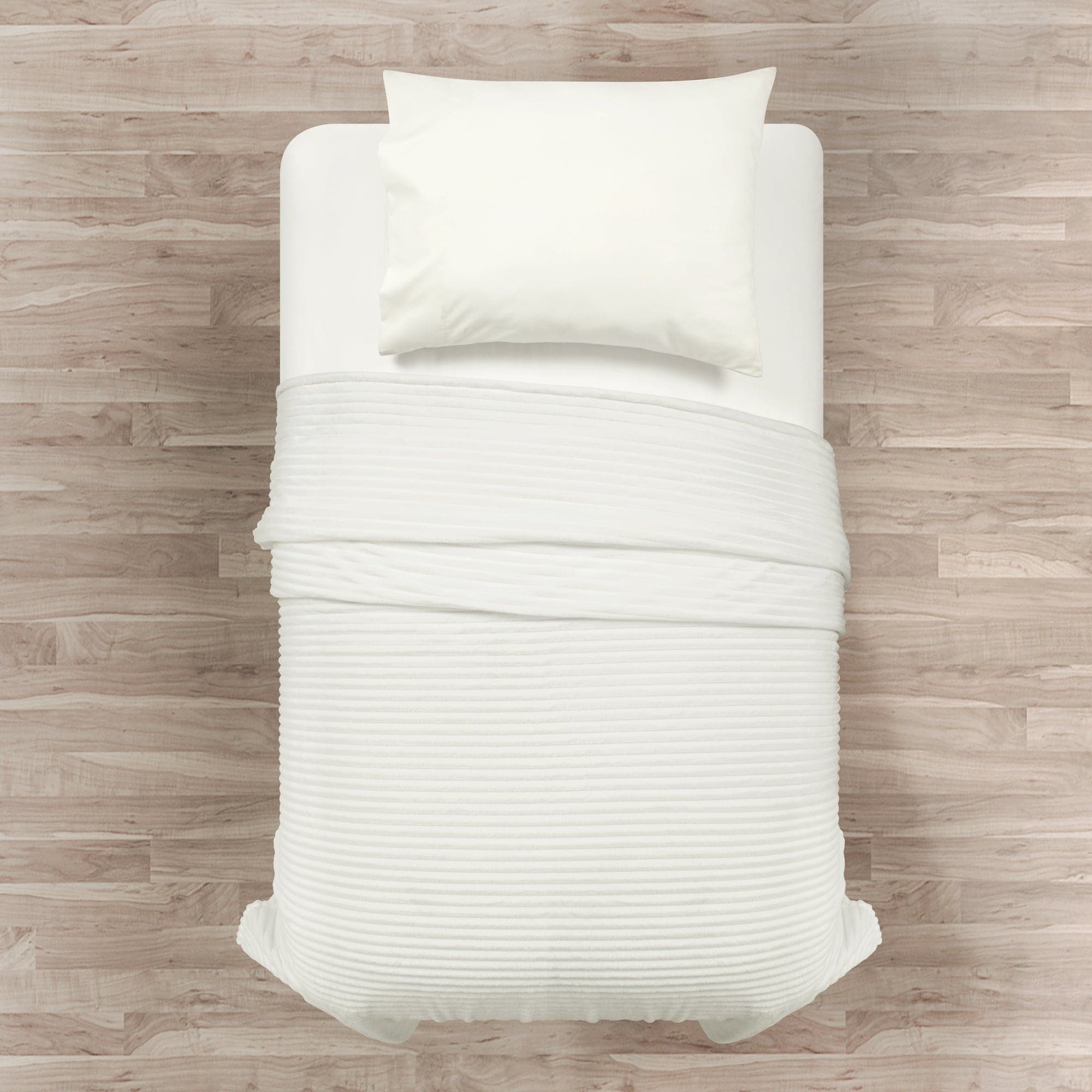 Super Soft & Cozy Oversized Faux Fur Ribbed Blanket - Plush Throw for Bed, Couch & Winter Warmth - Perfect for Home Decor, Movie Nights & Gift Giving