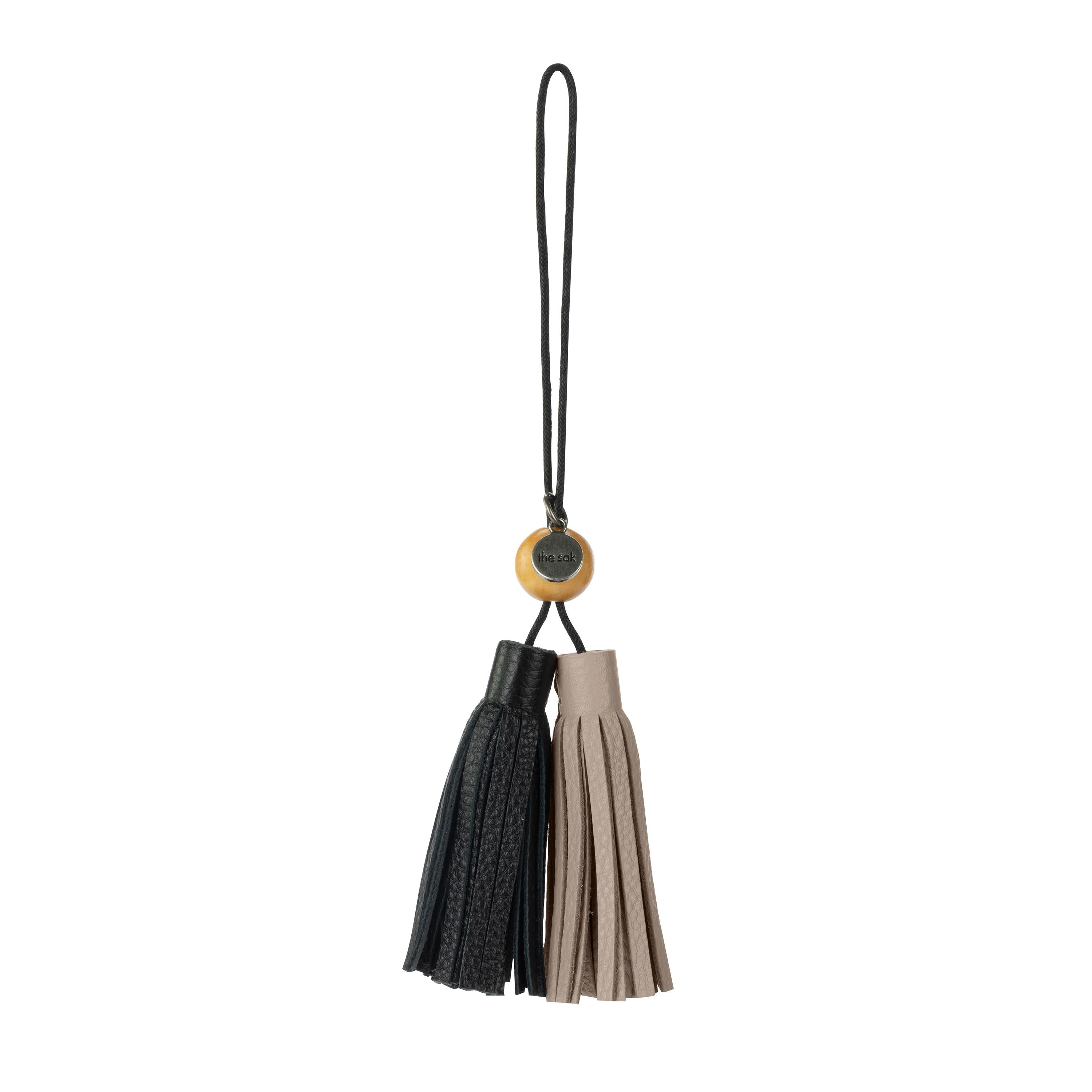 Leather - Black and Sand