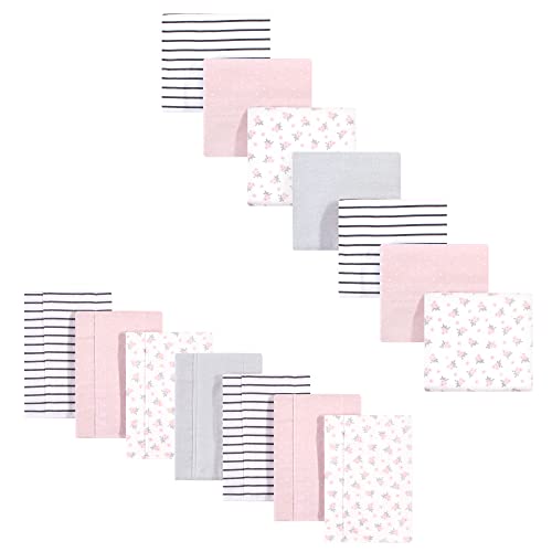 Gray Pink Floral