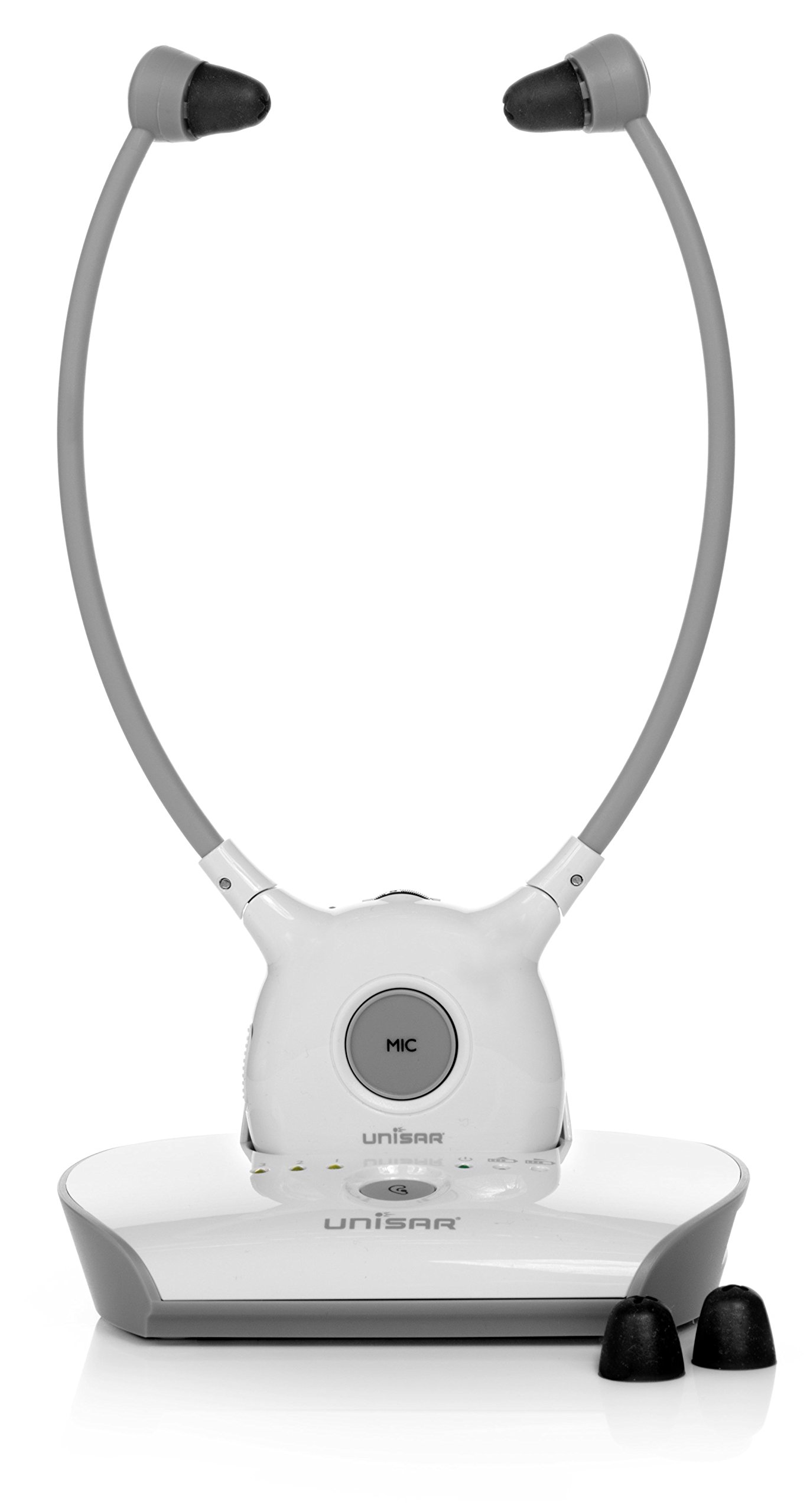 Wireless Digital TV Audio Listening System - Headphones for Hearing Impaired & Private TV Watching - Perfect for Seniors, Night Viewing & Shared Audio at Home