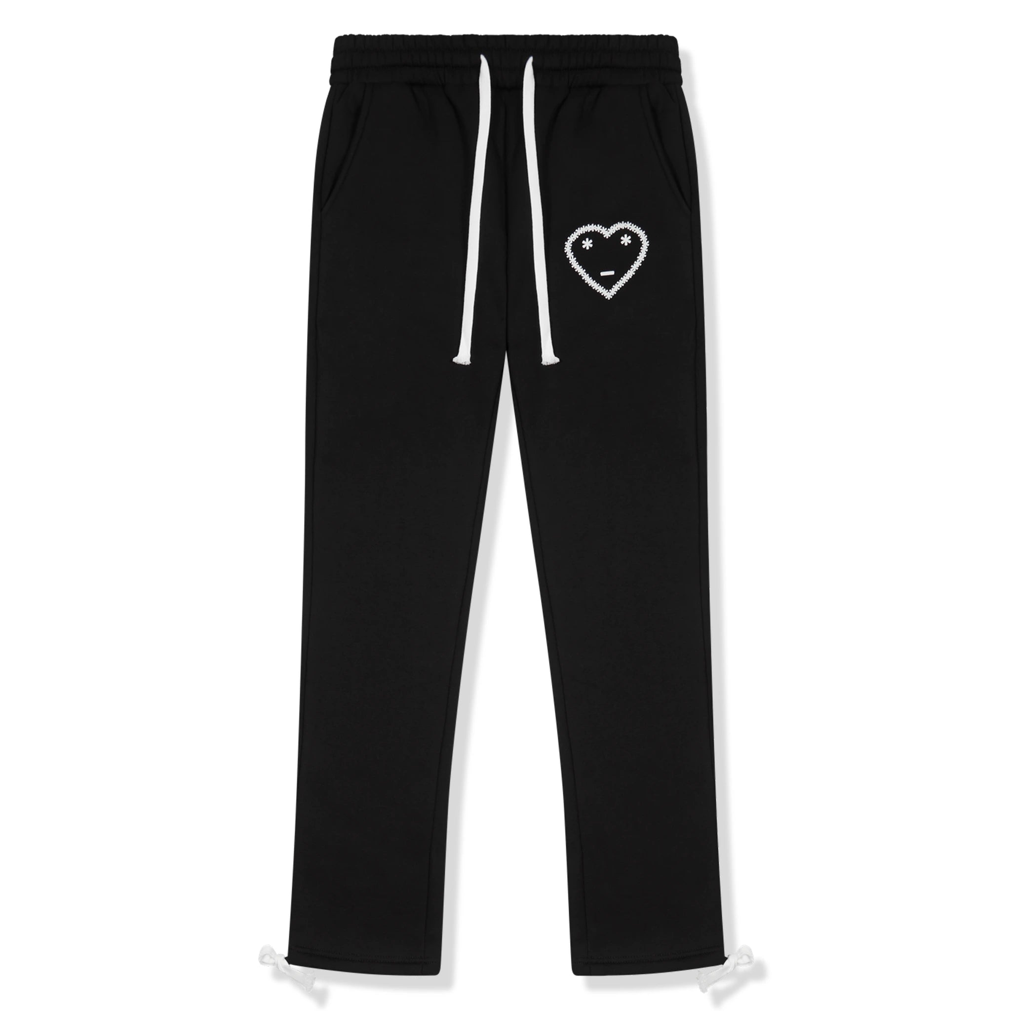 Carsicko Signature Black Track Pants for Men - Comfortable Joggers with Pockets for Running, Gym, Workout & Casual Wear