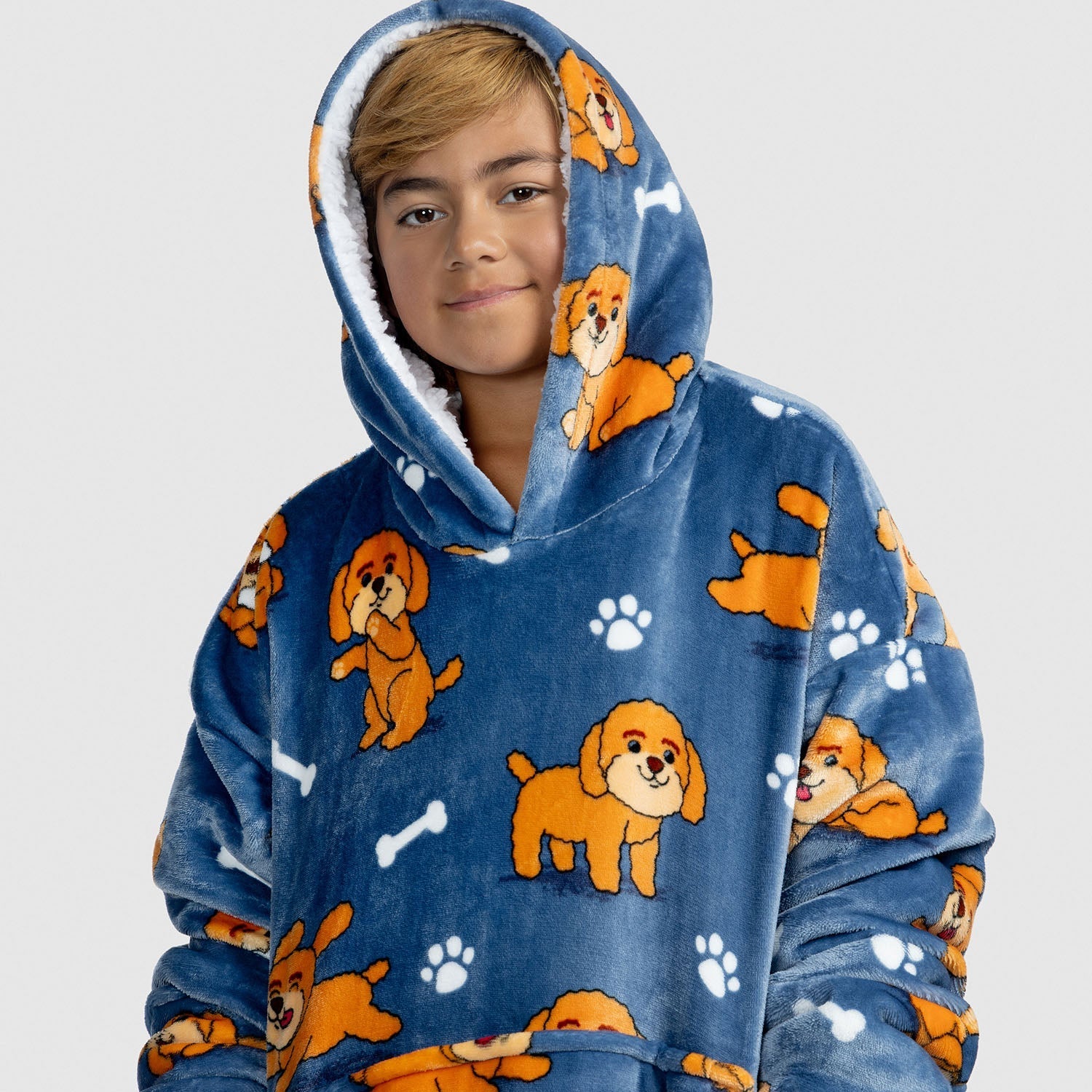Oodle Kids Oodie - Soft & Cozy Fleece Hoodie for Boys & Girls | Warm Winter Wear for Kids | Perfect for Lounging, Sleepovers & Outdoor Adventures
