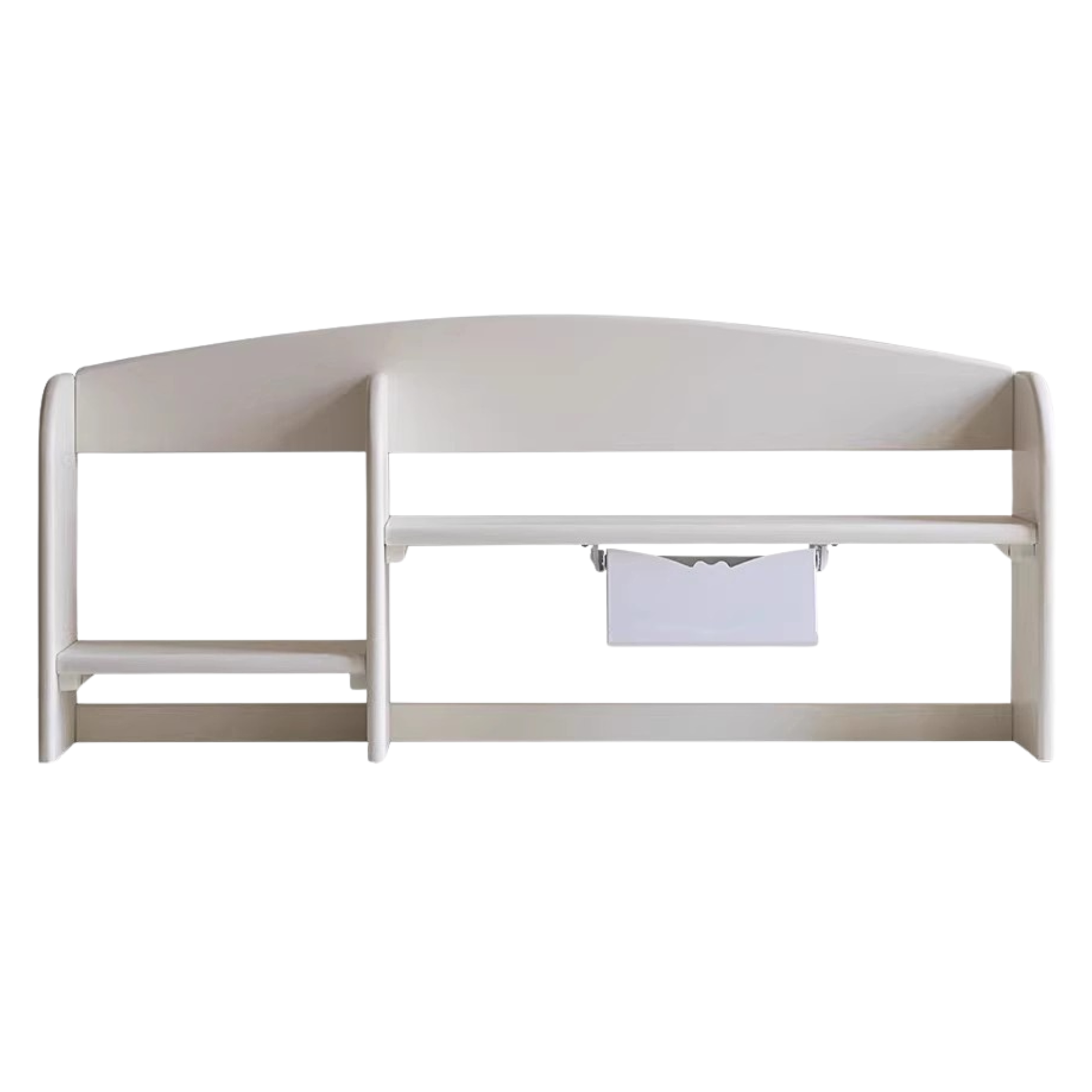 Premium Oak & Beech Solid Wood Multi-Layer Desktop Shelf - Sturdy & Stylish Organizer for Home Office, Study, or Workspace - Perfect for Books, Plants, and Office Supplies