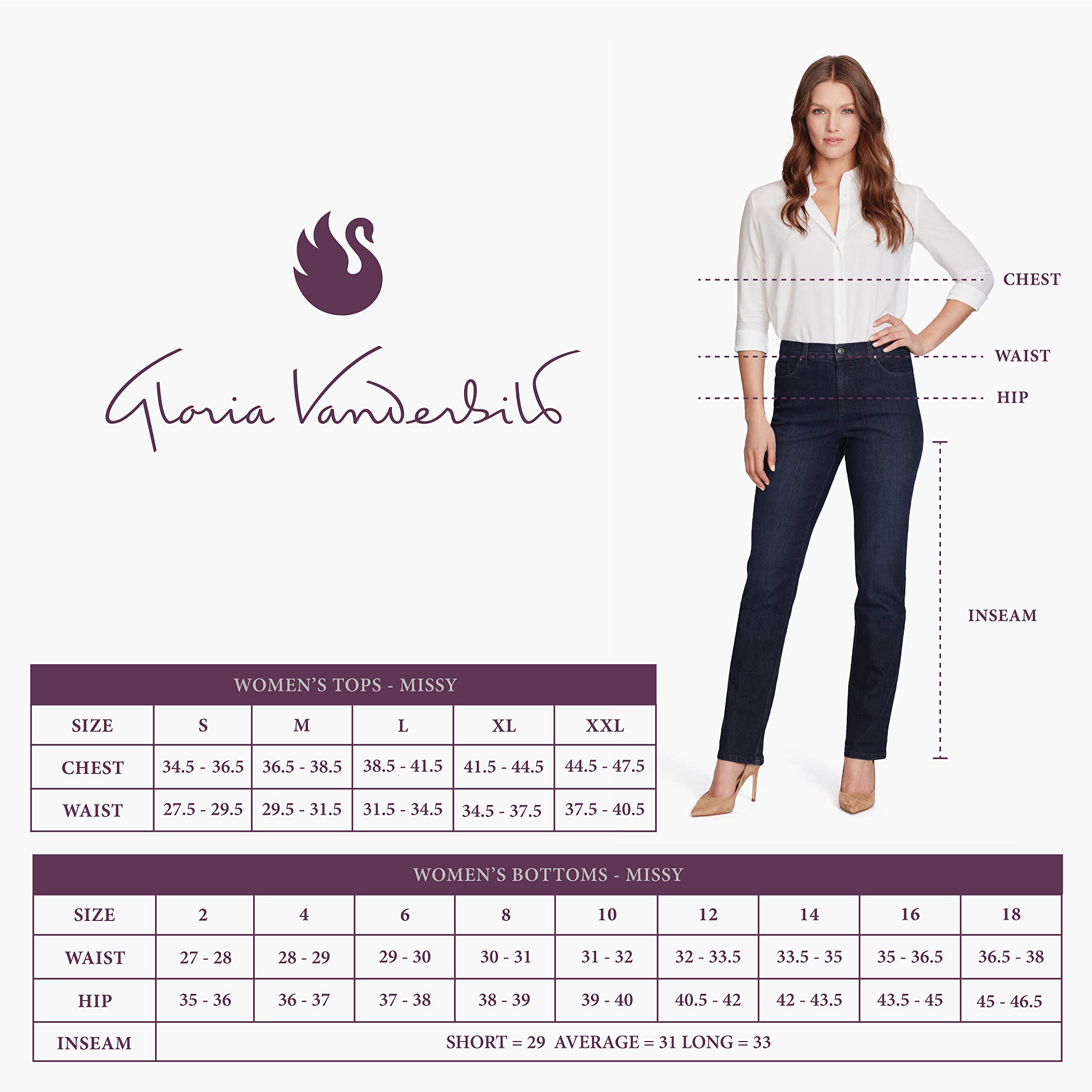 Gloria Vanderbilt Women's Amanda Denim Jean Jacket - Classic Stretch Denim Jacket for Women | Casual Wear, Layering & Outdoor Activities