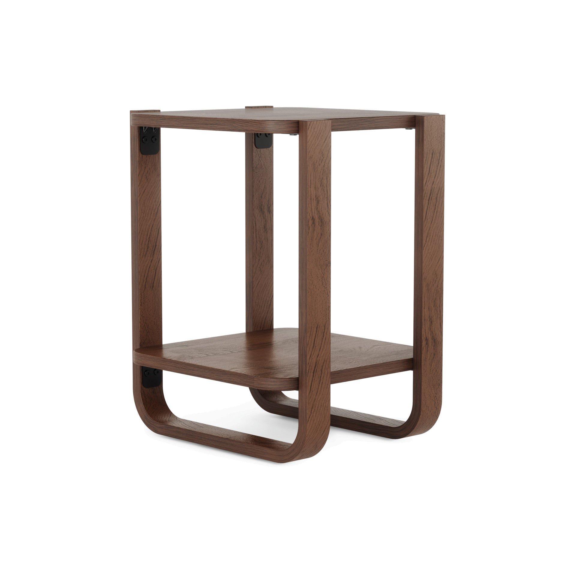 Bellwood Side Table - Modern Nightstand with Storage Shelf for Bedroom, Living Room & Office - Stylish End Table for Small Spaces
