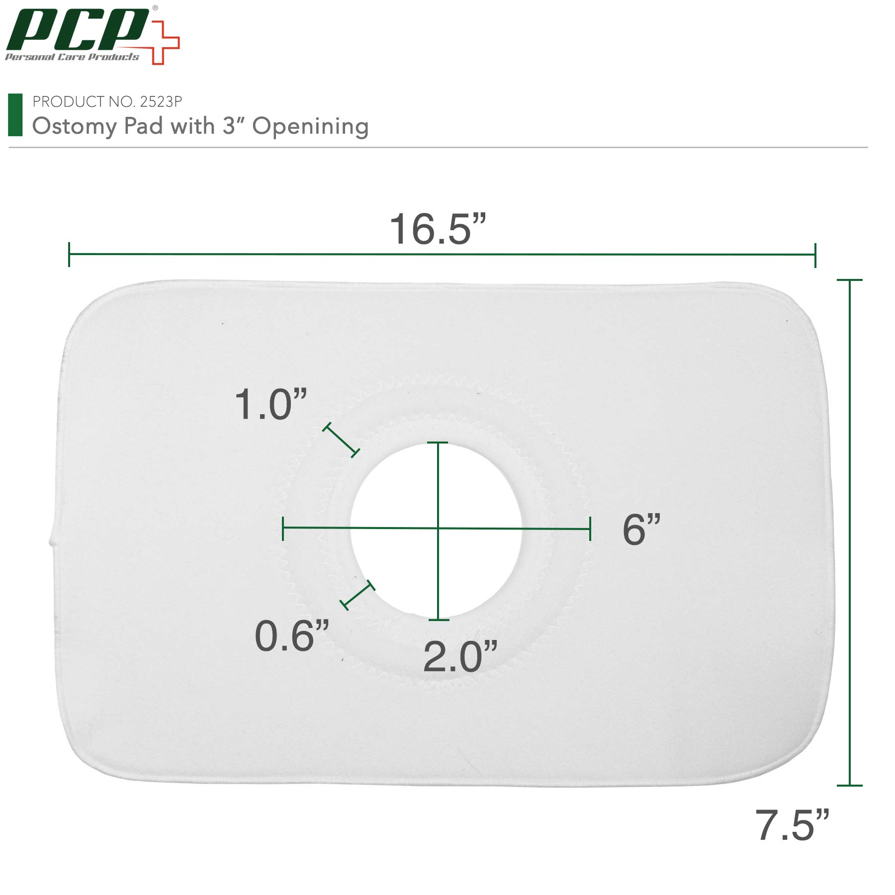 OTC Ostomy Replacement Pad with 3
