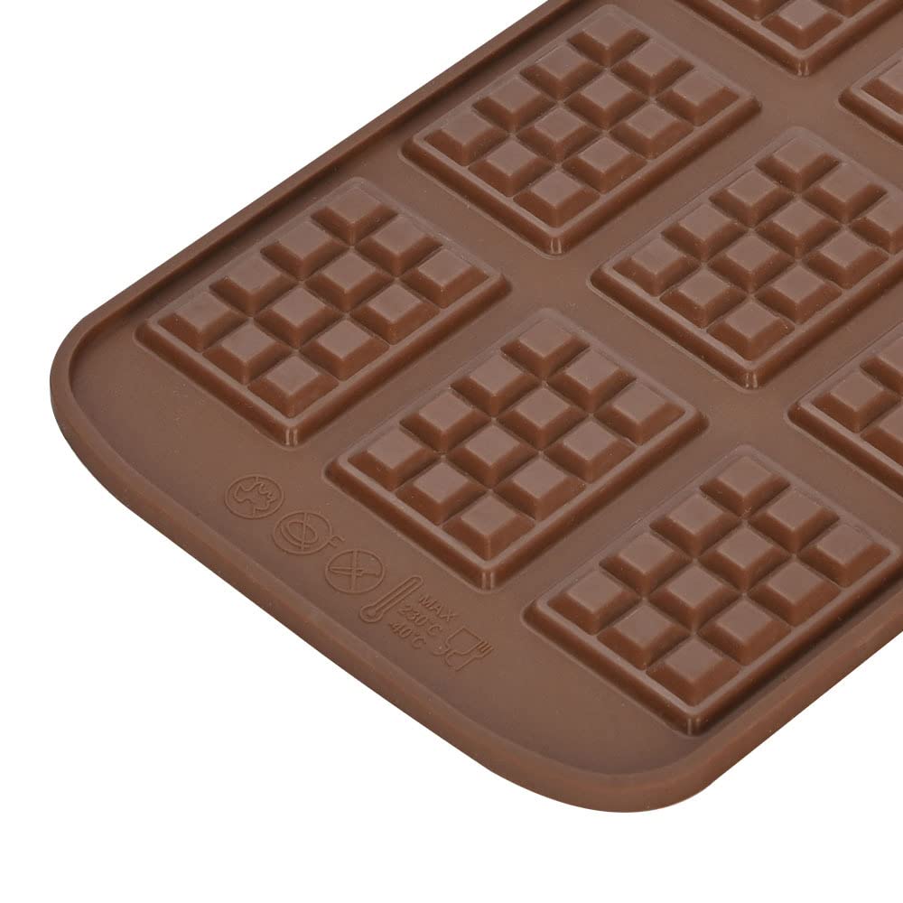 12-Cavity DIY Silicone Chocolate Molds - Non-Stick Break Apart Candy, Protein & Jelly Mold - Premium Baking Tools for Homemade Chocolates, Brownies & Desserts (Perfect for Valentine's, Holidays & Party Treats)
