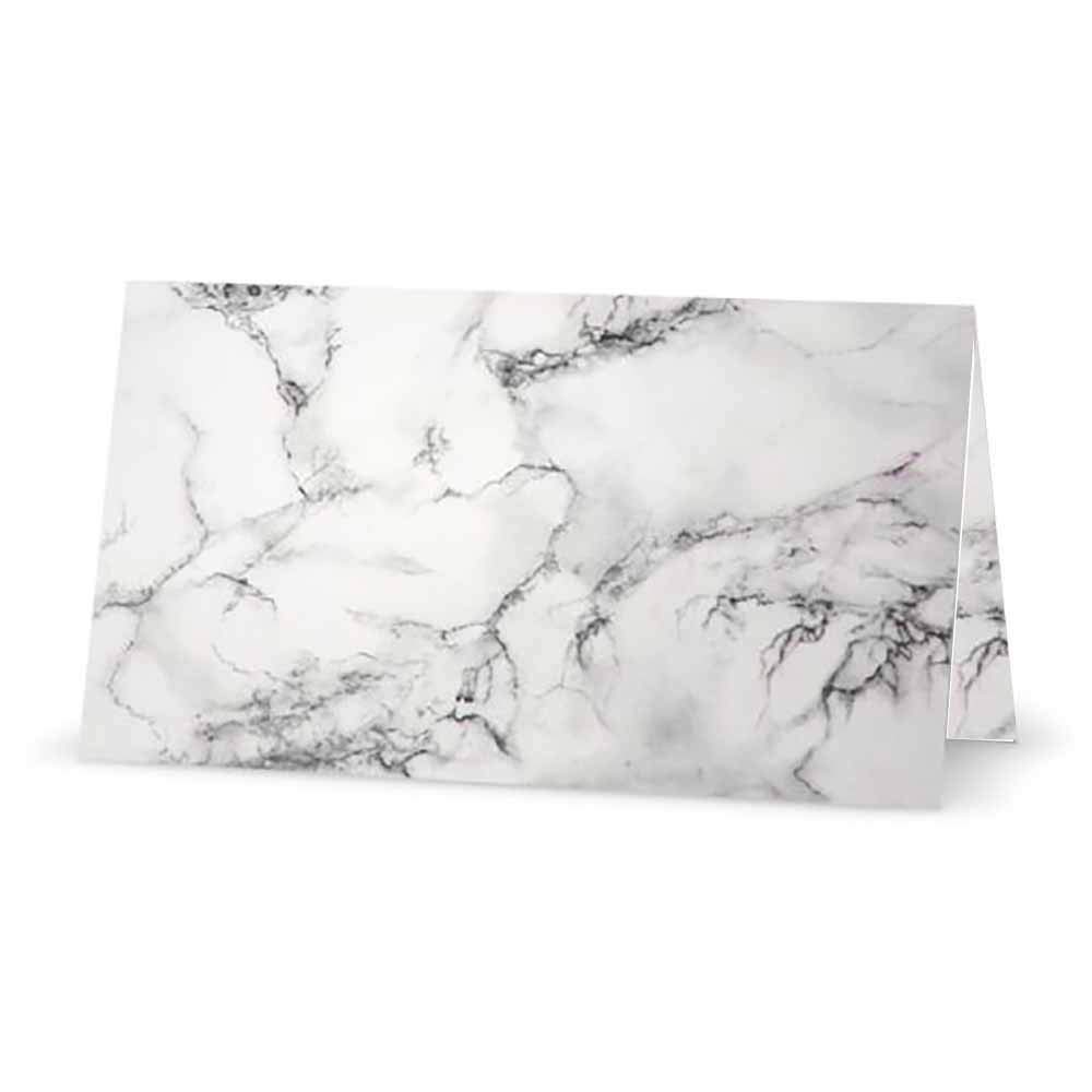 Elegant Gray Marble Place Cards - 10-Pack Wedding, Dinner Party & Event Table Name Cards - Perfect for Bridal Showers, Baby Showers & Formal Dining Decor