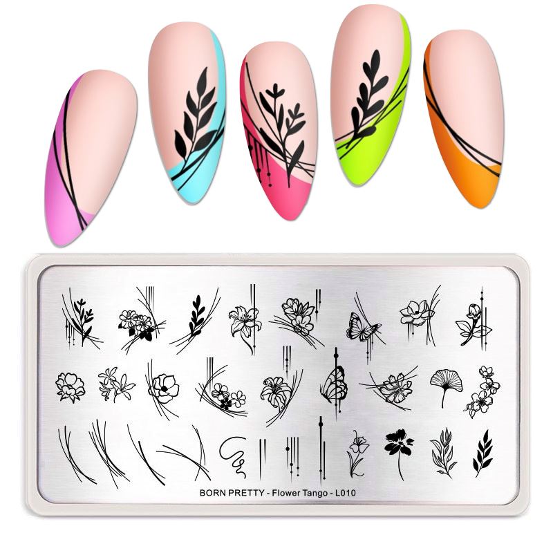 Born Pretty Nail Art Stamping Plates - Professional DIY Nail Design Kit for Salon & Home Manicures | Perfect for Parties, Weddings & Special Occasions