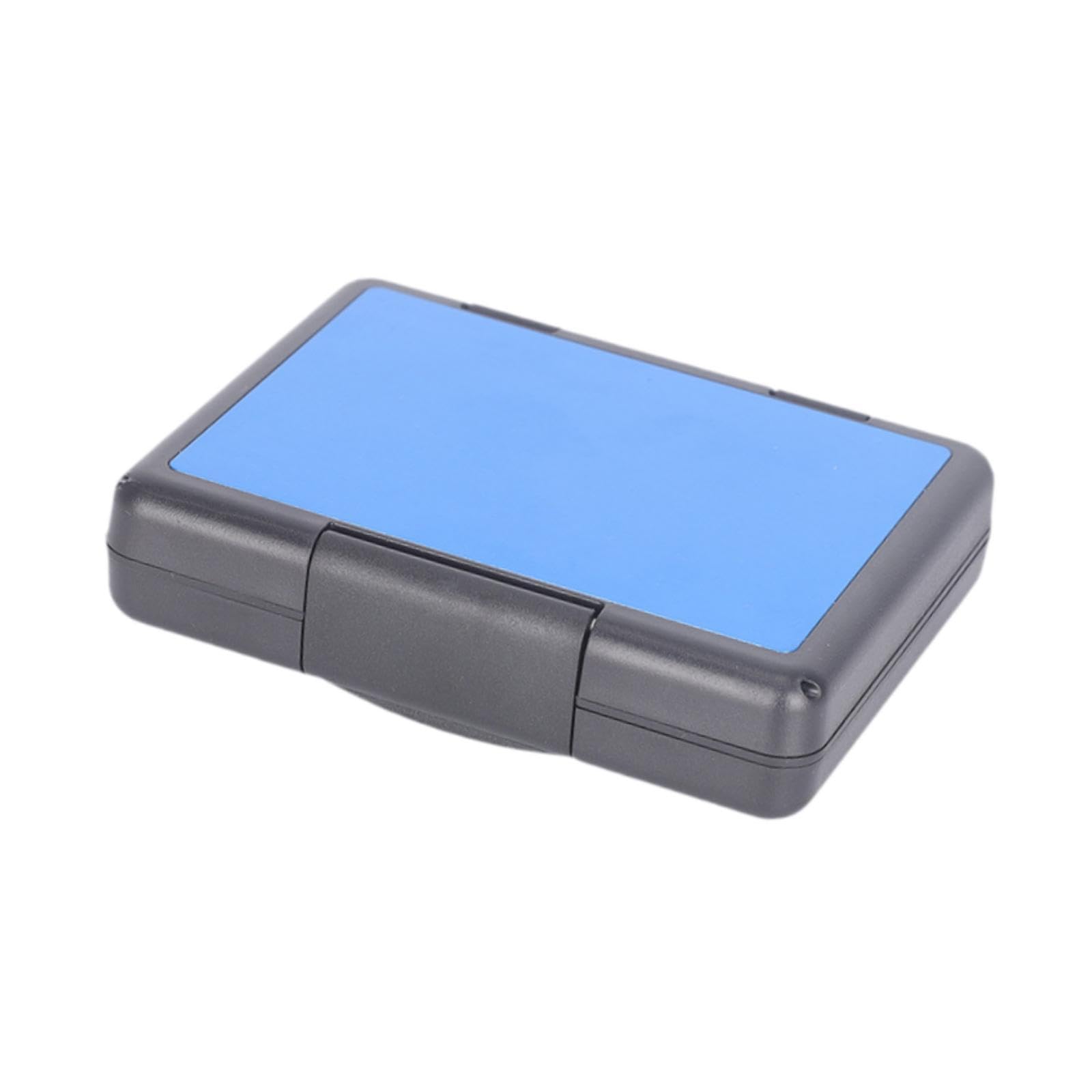 Dickly Memory Cards Holder - Multi Slot Portable Card Organizer Case with Dustproof Protective Cover for SD, Micro SD, CF Cards - Perfect for Photographers, Videographers & Tech Enthusiasts (Blue)