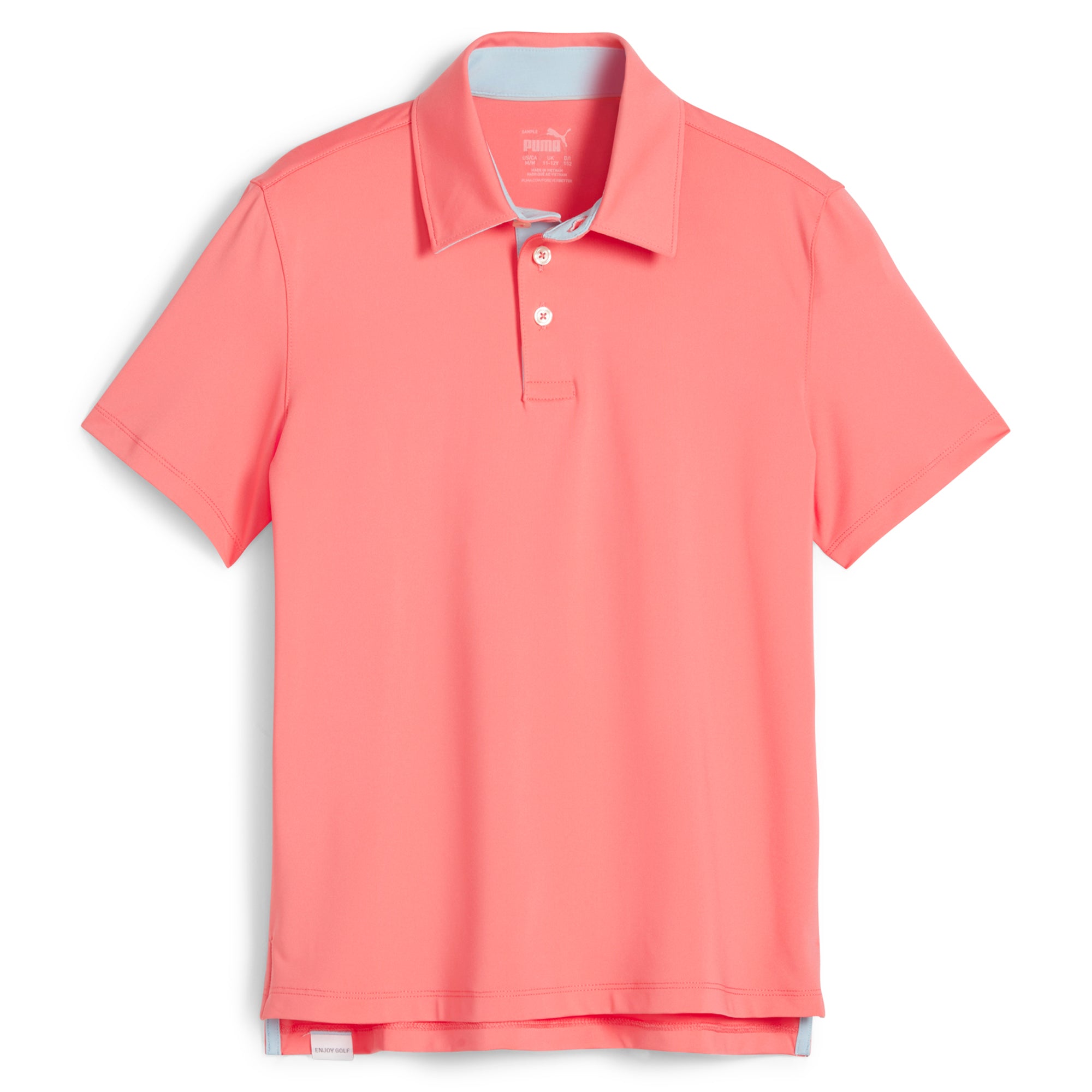 Boys' MATTR Brigade Golf Polo Shirt - Moisture Wicking & UV Protection - Perfect for Junior Golf Tournaments & Summer Outdoor Activities