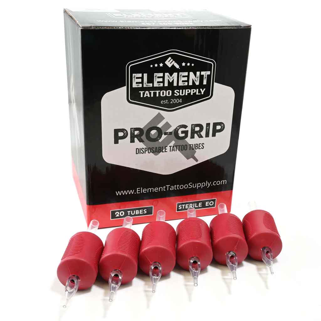 PRO GRIP Disposable Tubes Round Tip 1.25 Grip - Box of 20 for Precision Gluing, Crafts & DIY Projects