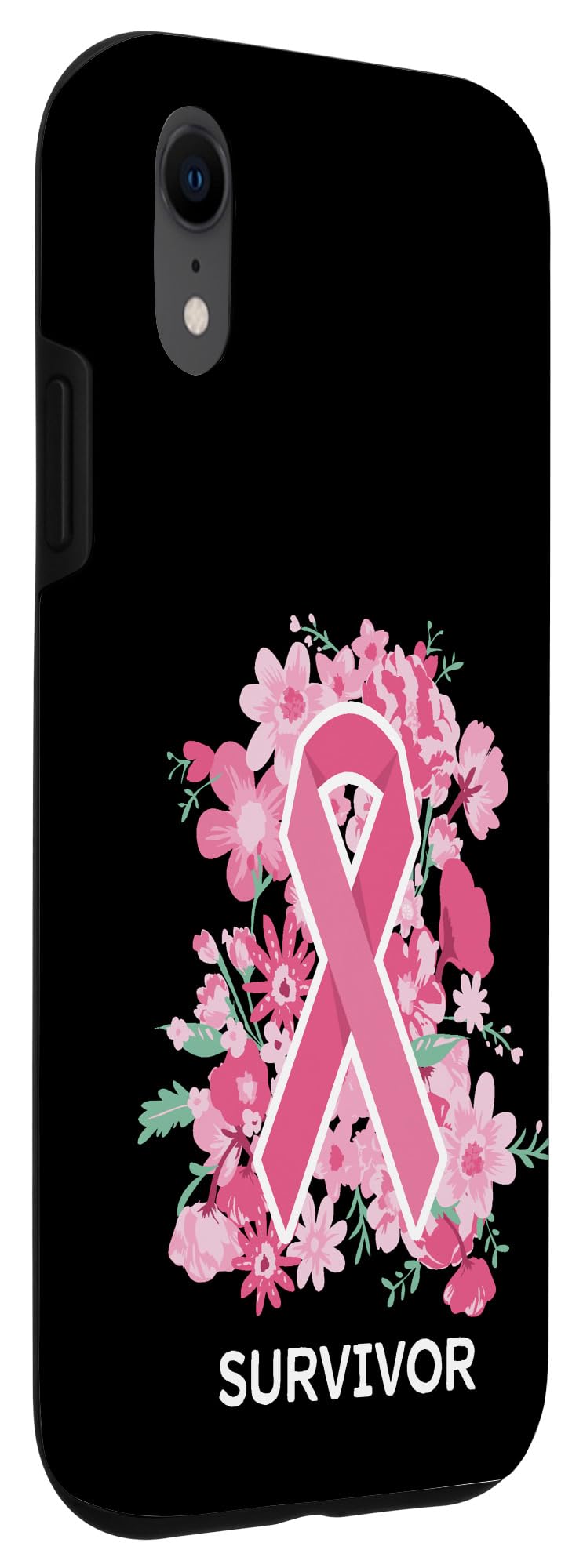 iPhone XR Breast Cancer Awareness Case for Women - Pink Ribbon Survivor Apparel Phone Cover | Support Survivors with Inspirational Phone Accessory for Everyday Use
