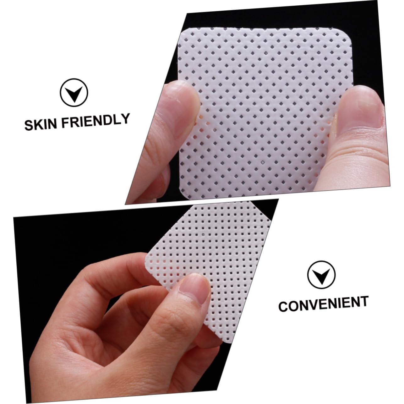 Hemoton 3-Pack Non-Woven Adhesive Wipes (1000pcs x 3) - Lash Glue Remover, Nail Polish & Glue Cleaning Cloths for Eyelash Extensions, Nail Art & Craft Projects - Perfect for Salon Professionals & DIY Beauty Enthusiasts