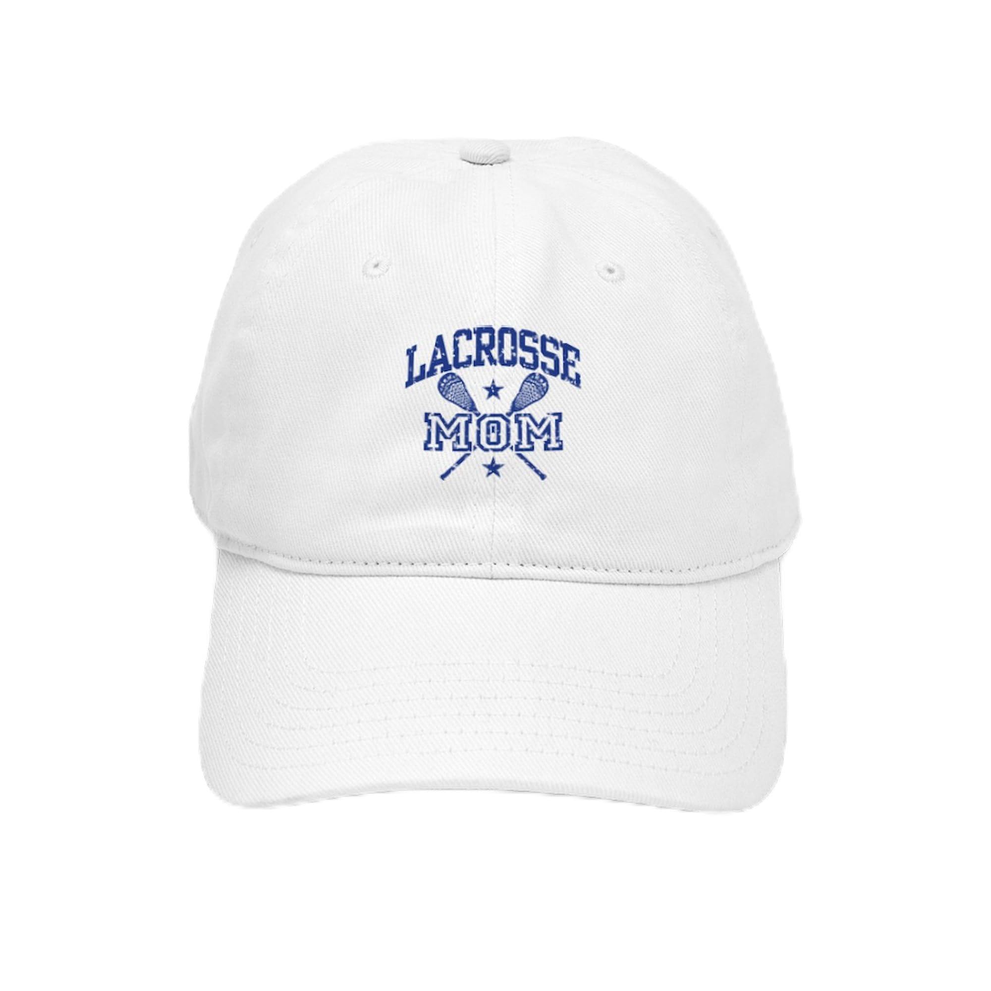 Lacrosse Mom Baseball Cap - Adjustable & Unique Design for Sports Moms - Perfect for Games, Practices & Team Spirit
