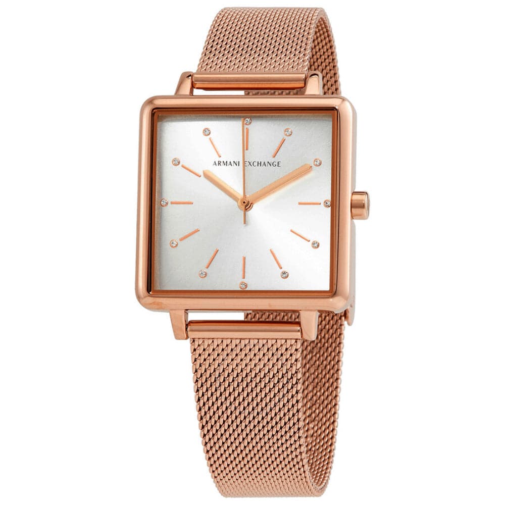 ARMANI EXCHANGE AX5802 Women's Luxury Watch - Stylish Analog Wristwatch for Women with Stainless Steel Band - Perfect for Office, Party & Everyday Wear