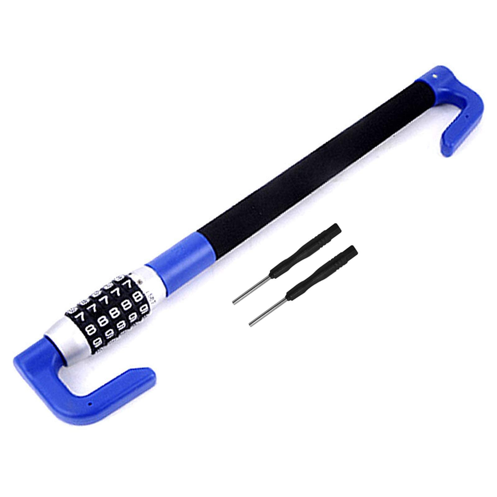 Universal Car Steering Wheel Lock - Anti-Theft Security Device with Adjustable Password Protection for Vehicles, Trucks, Vans & SUVs | Perfect for Parking Security and Theft Prevention