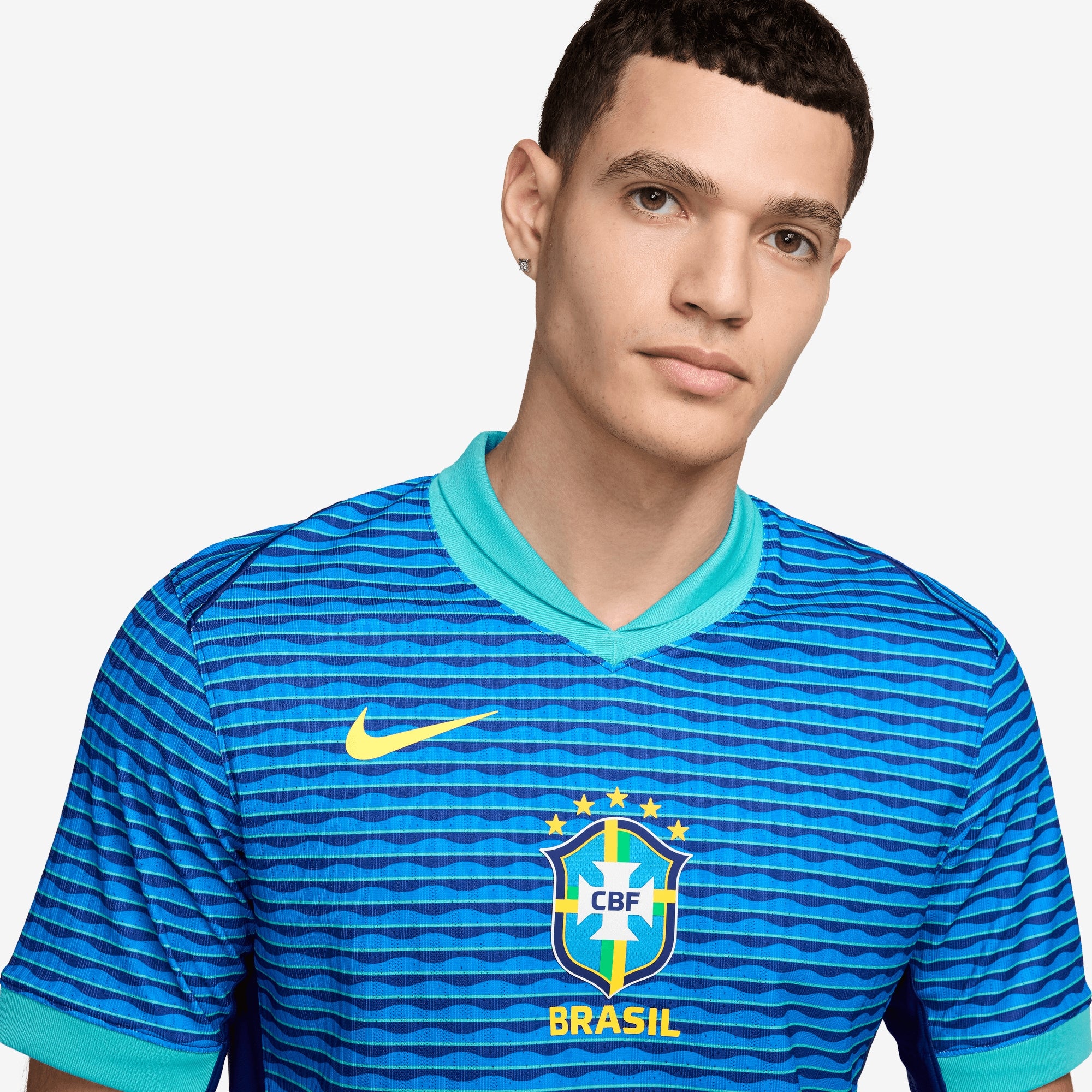 Nike Brazil 2024 Away Match Soccer Jersey - Authentic Football Shirt for Men & Women - Perfect for Games, Training & Fan Support