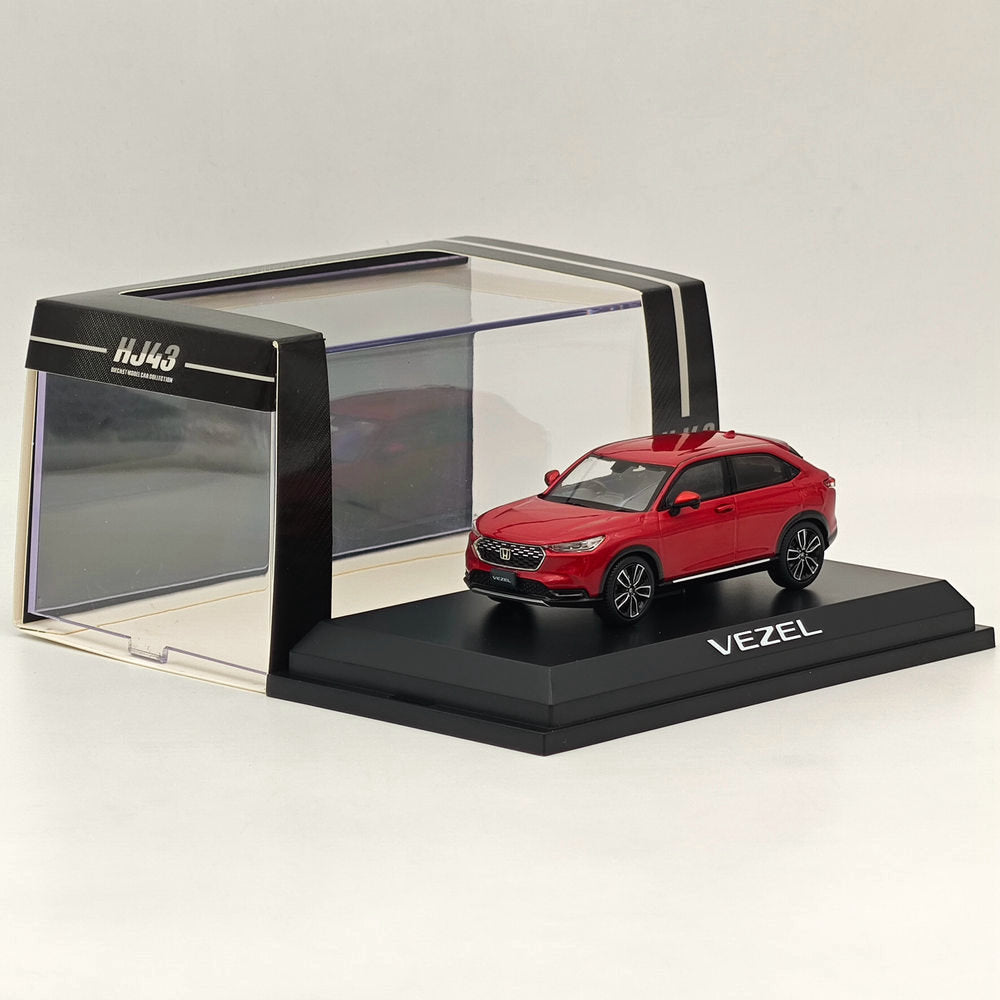 1/43 Scale Honda VEZEL Premium Crystal Red Diecast Model Car - HJ433002RM by Hobby Japan | Collectible Miniature Vehicle for Display, Gifts & Car Enthusiasts