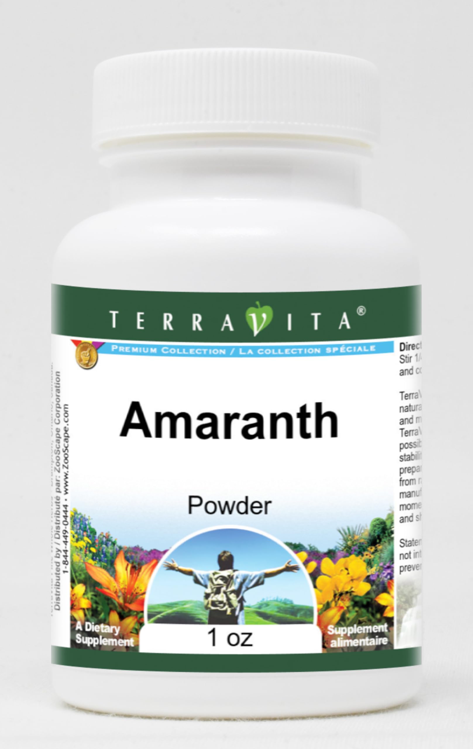 Organic Amaranth Powder 1 oz (2 Pack) | Gluten-Free Superfood for Smoothies, Baking & Healthy Recipes | Non-GMO, Vegan, Rich in Protein & Fiber