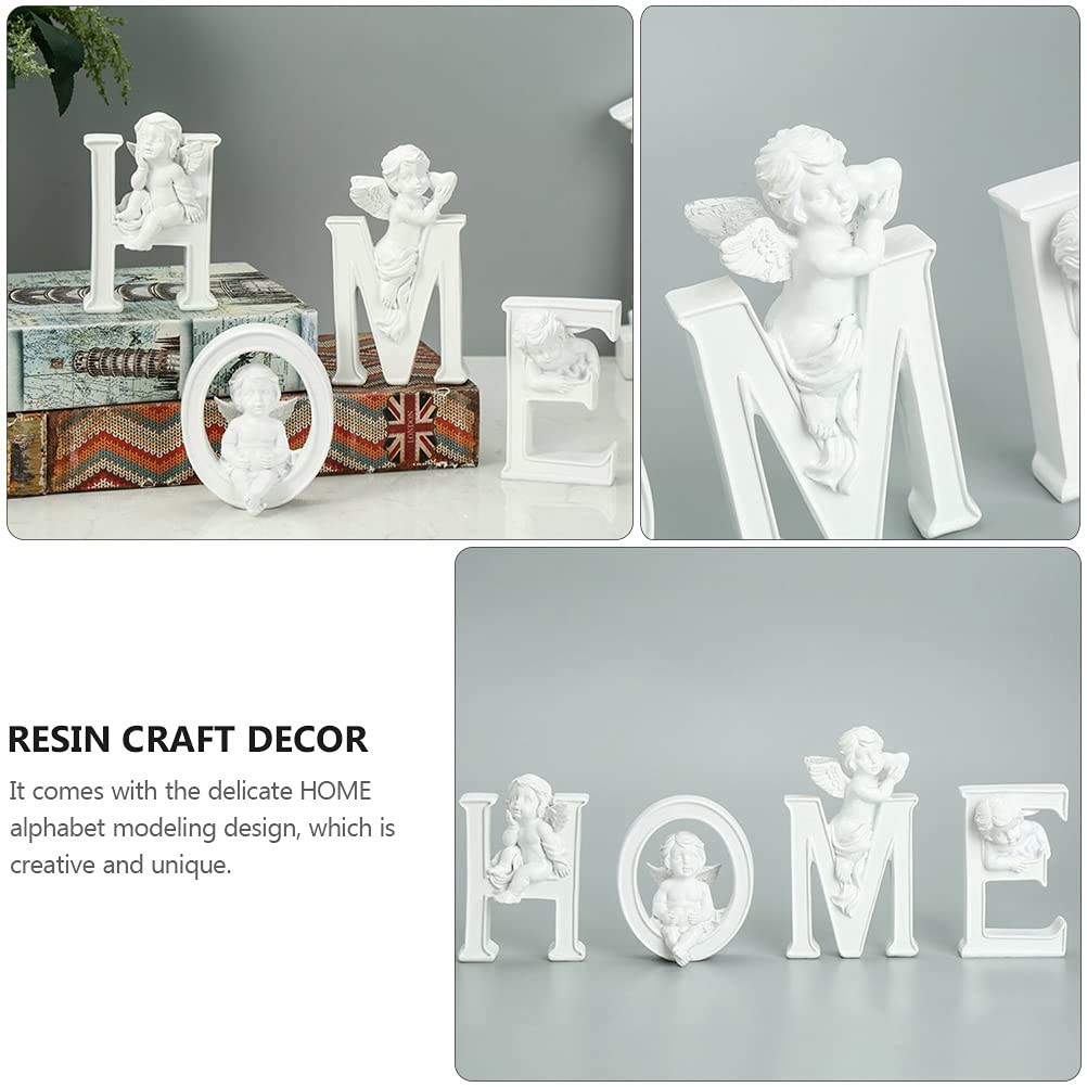 1 Set Home Resin Alphabet Decor - Handmade Resin Craft Ornaments for Tabletop, Desktop & Shelf Decoration - Perfect for Living Room, Bedroom, Office & Gift Giving