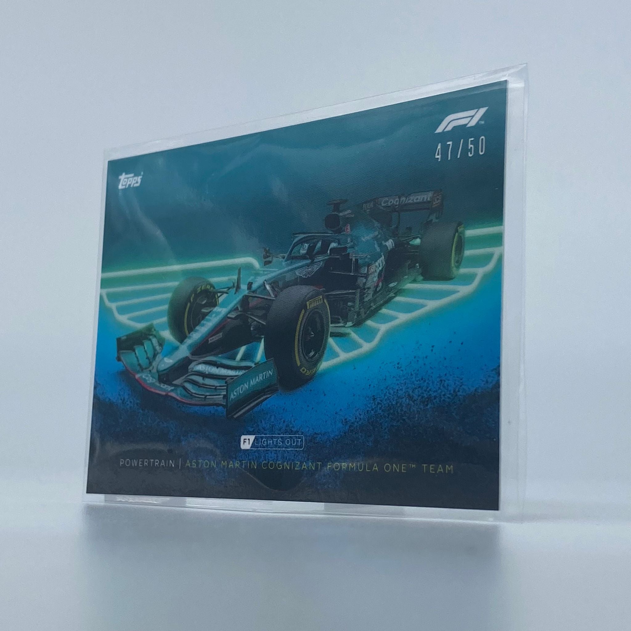 50 Aston Martin Powertrain Aqua Parallel - High Performance Car Engine Parts for Racing & Automotive Enthusiasts - Perfect for Vehicle Upgrades & Motorsport Applications