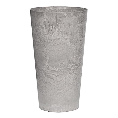 Novelty Artstone Napa Tall Planter - 19.5 Inch Gray Indoor/Outdoor Garden Decor - Perfect for Patio, Balcony & Home Décor