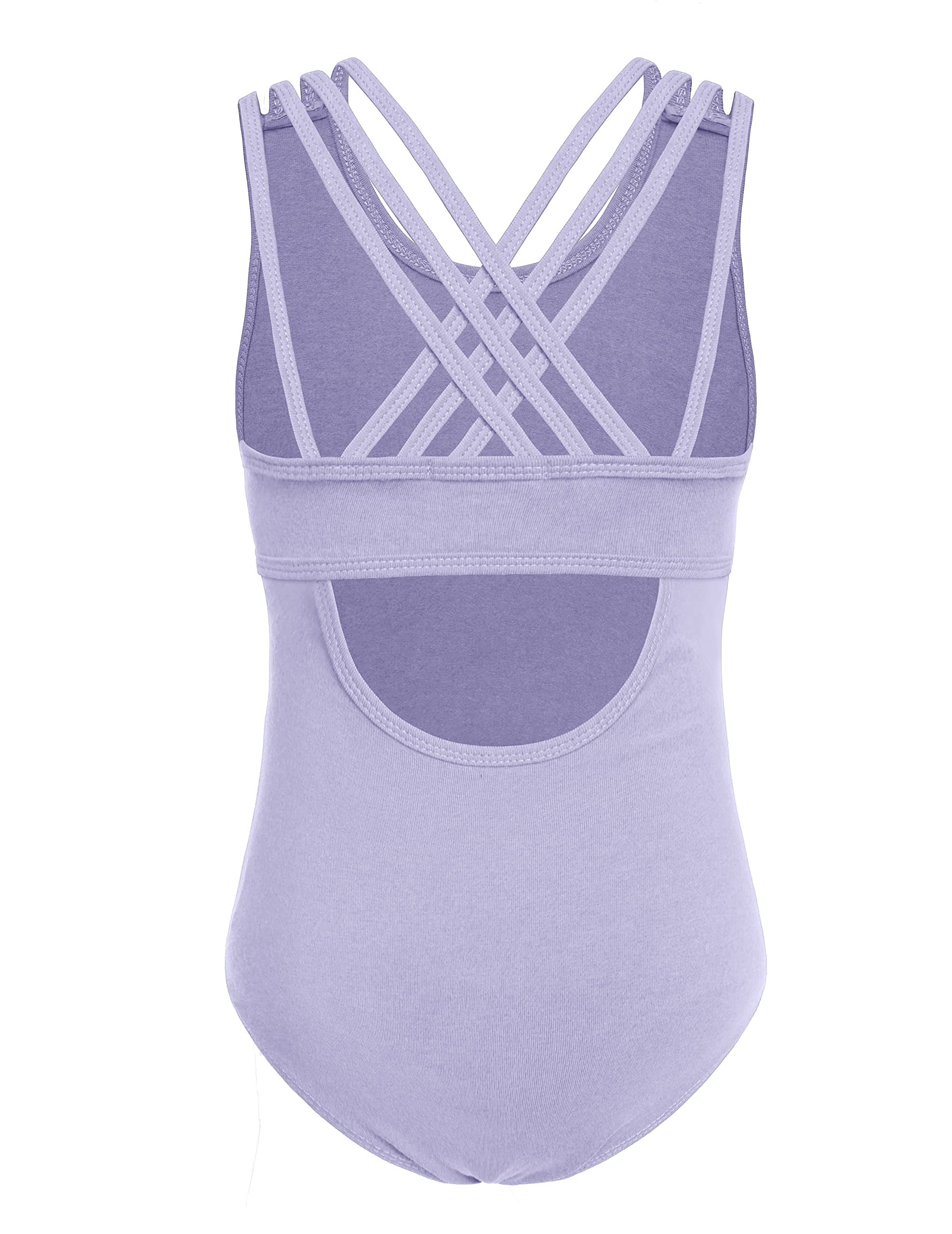 Zaclotre Girls Ballet Leotard with Straps & Hollow Back - Dancewear for Ballet, Jazz, Gymnastics & Performance