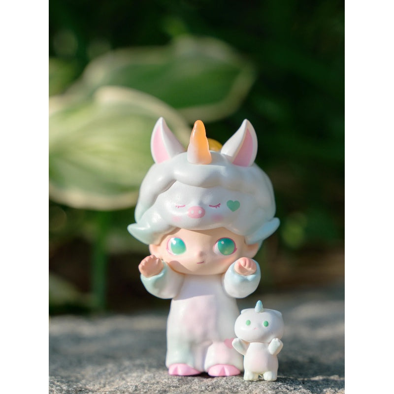 DIMOO No One's Gonna Sleep Tonight Series Unicorn Plush Toy - Cute Collectible Stuffed Animal for Kids, Gift for Birthday & Christmas Decor, Perfect for Bedroom, Nursery & Party Themes