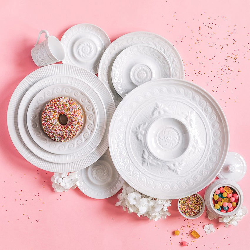 Bernardaud Louvre Plate - Fine French Porcelain Dinner Plate for Elegant Dining & Home Decor - Perfect for Restaurants, Weddings & Special Occasions