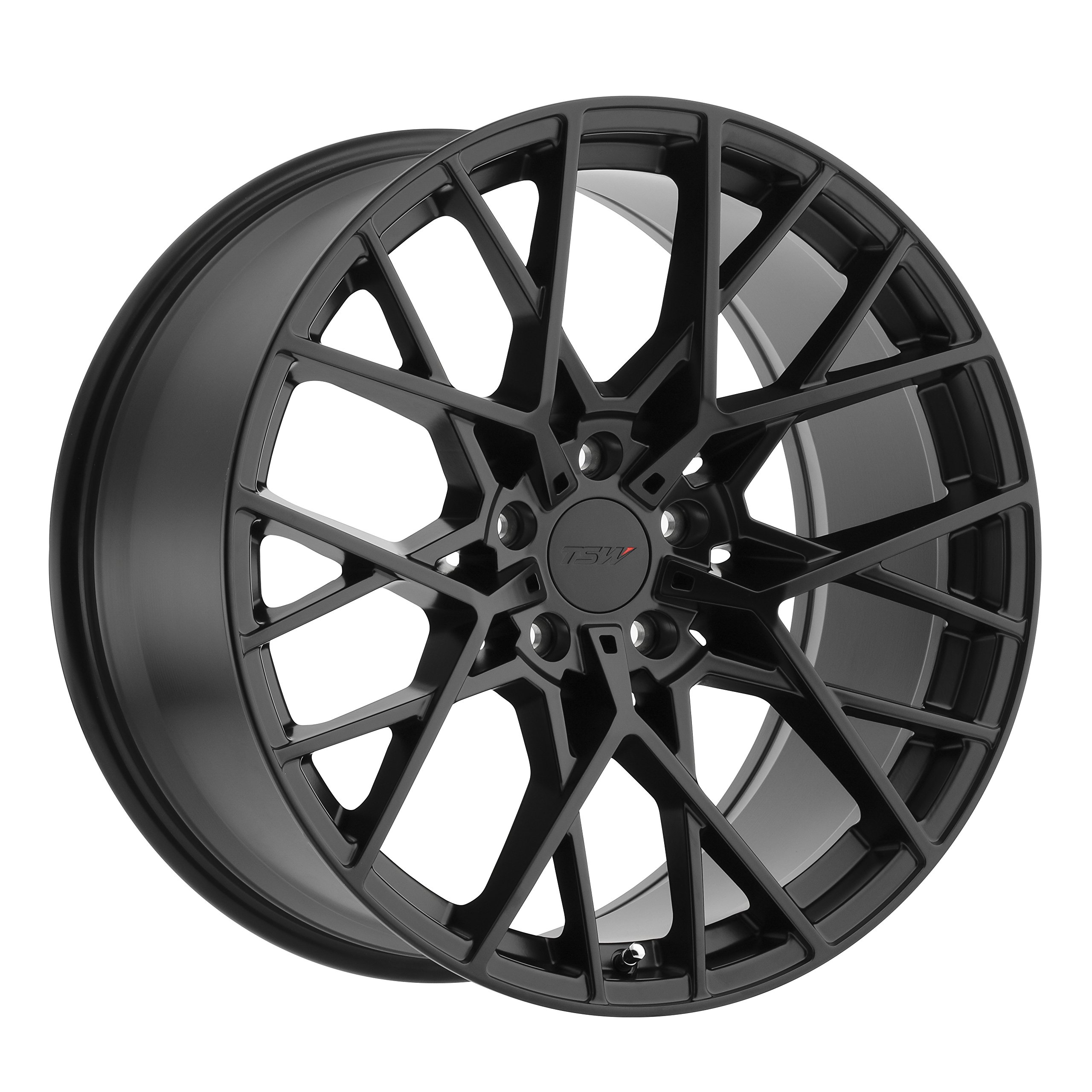 TSW Sebring Matte Black Alloy Wheel 19x8.5 5x120 35mm Offset - Lightweight Aluminum Performance Rims for BMW, Audi, Mercedes - Perfect for Street Racing & Custom Car Builds