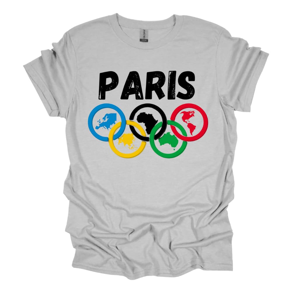 Paris Summer Rings Olympic T-Shirts - Canada Olympic Games Apparel & Clothing for Fans, Athletes & Supporters