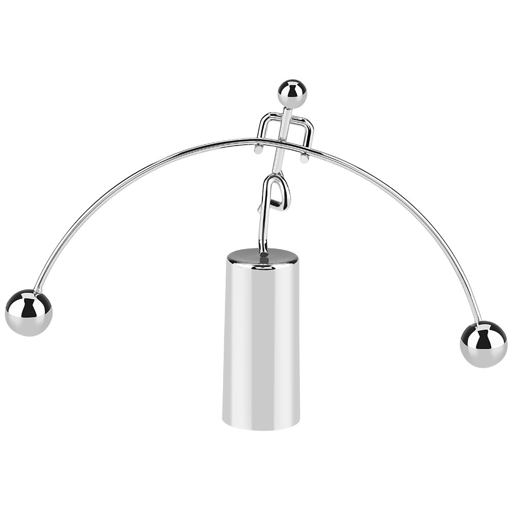 Mini Cradle Ball Physics Toy - Classic Science Desk Toy for Office & Home Decor | Stress Relief & Fun STEM Learning Tool for Kids & Adults