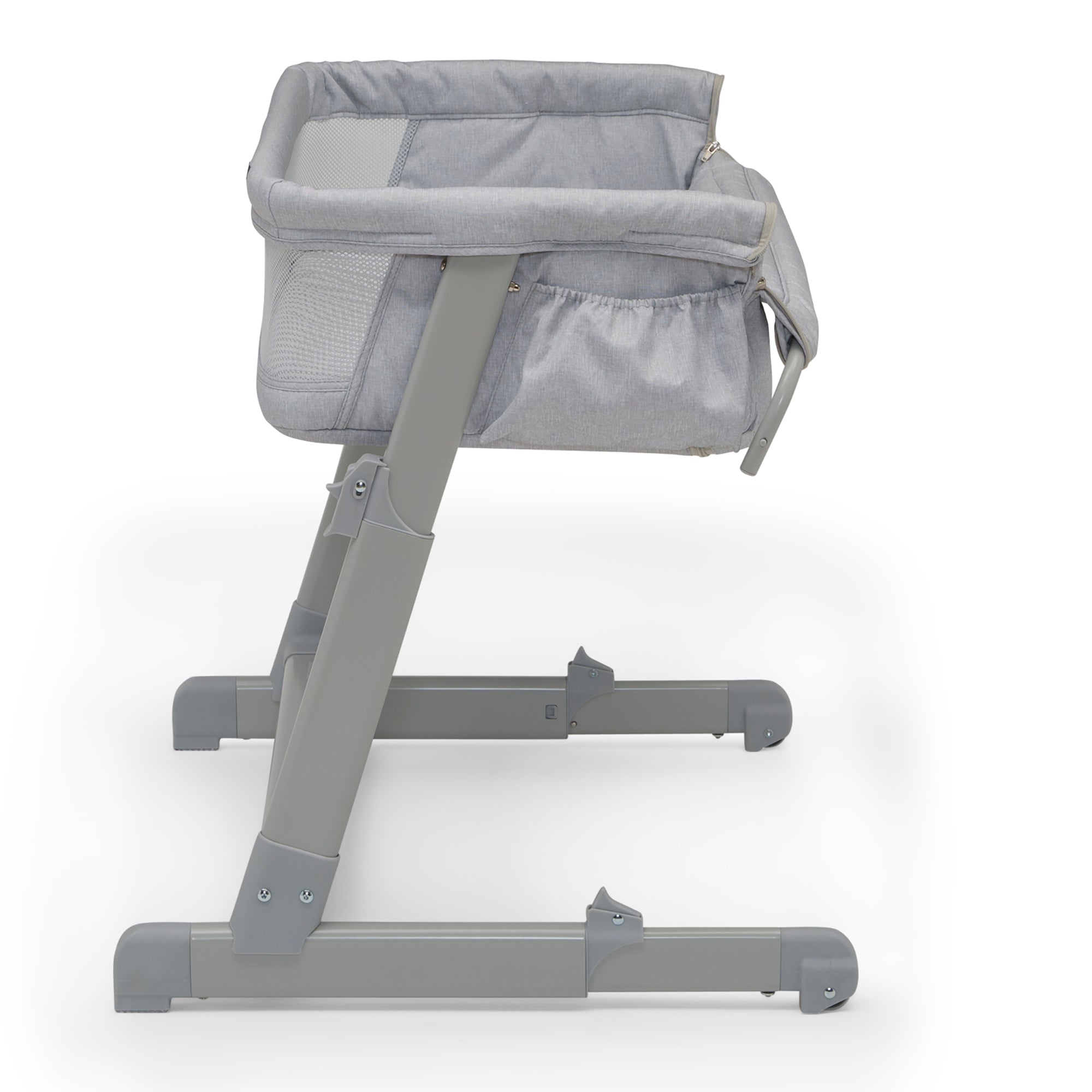 BabyGap Whisper Bedside Bassinet - Portable Crib for Newborns & Infants - Lightweight & Breathable Mesh Sides - Perfect for Nursery, Bedroom & Travel