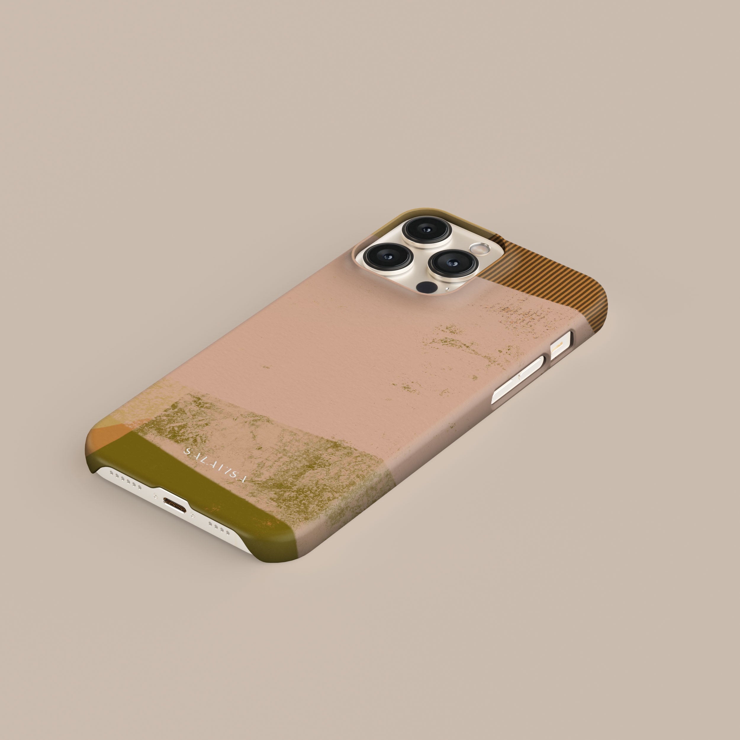 Eco-Friendly Olive Green Organic Phone Case for iPhone & Samsung - Slim Fit, Durable Protection for Everyday Use