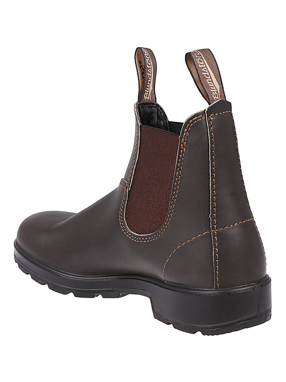 Blundstone Brown Leather Chelsea Boots for Men & Women - Comfortable Slip-On Ankle Boots for Work, Hiking & Outdoor Activities