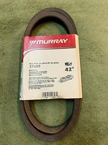 Genuine OEM Murray Lawn Mower Belt 37x88 42-Inch Deck Replacement Part - Compatible with Murray Riding Mowers 1997-2005 Models - Perfect for Lawn Maintenance & Garden Care