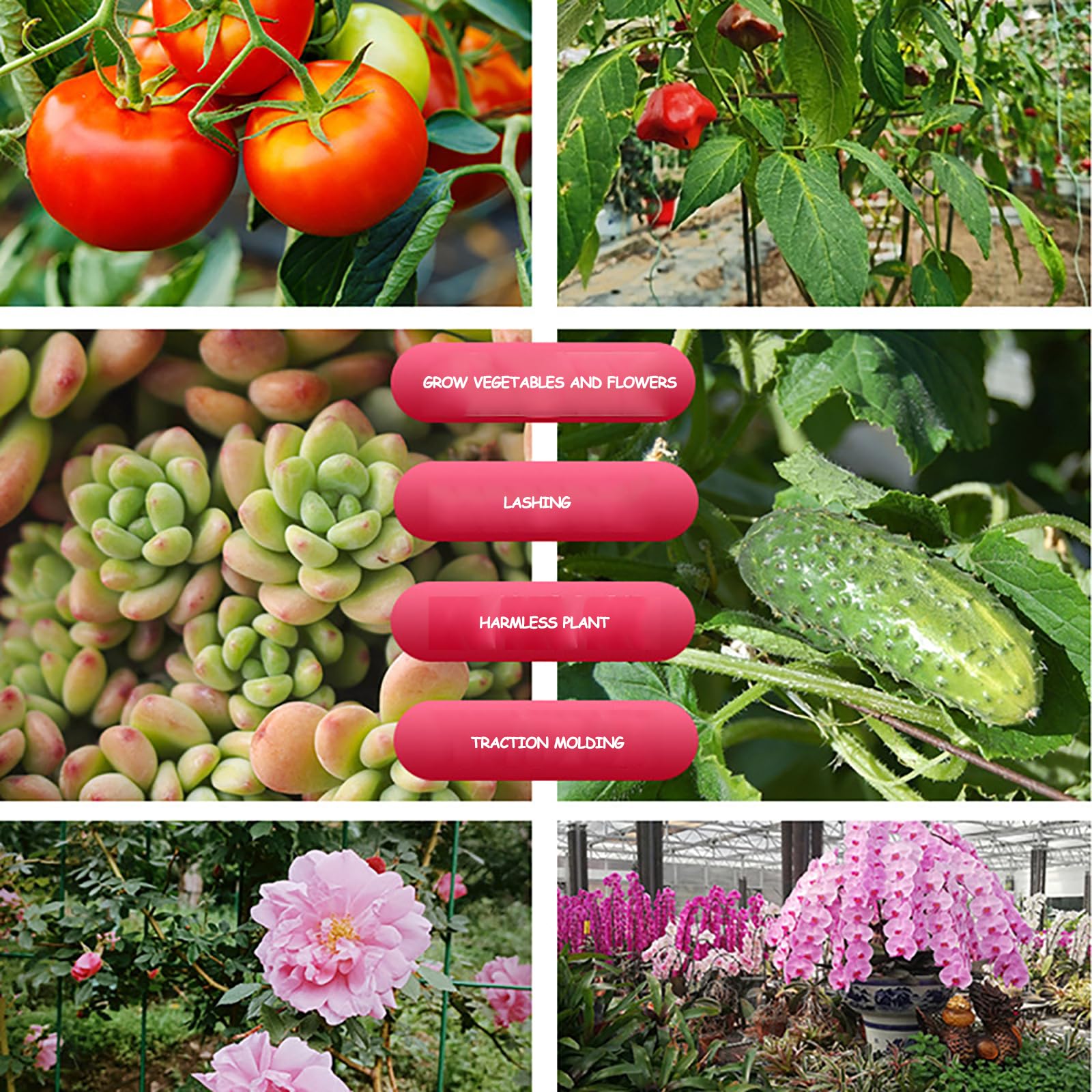 Reusable Green Twist Ties for Plants - 328 Feet (100m) Plastic Garden Plant Ties with Cutter - Perfect for Tomatoes, Flowers, and Climbing Plants - Ideal for Gardening, Vine Support, and Plant Training