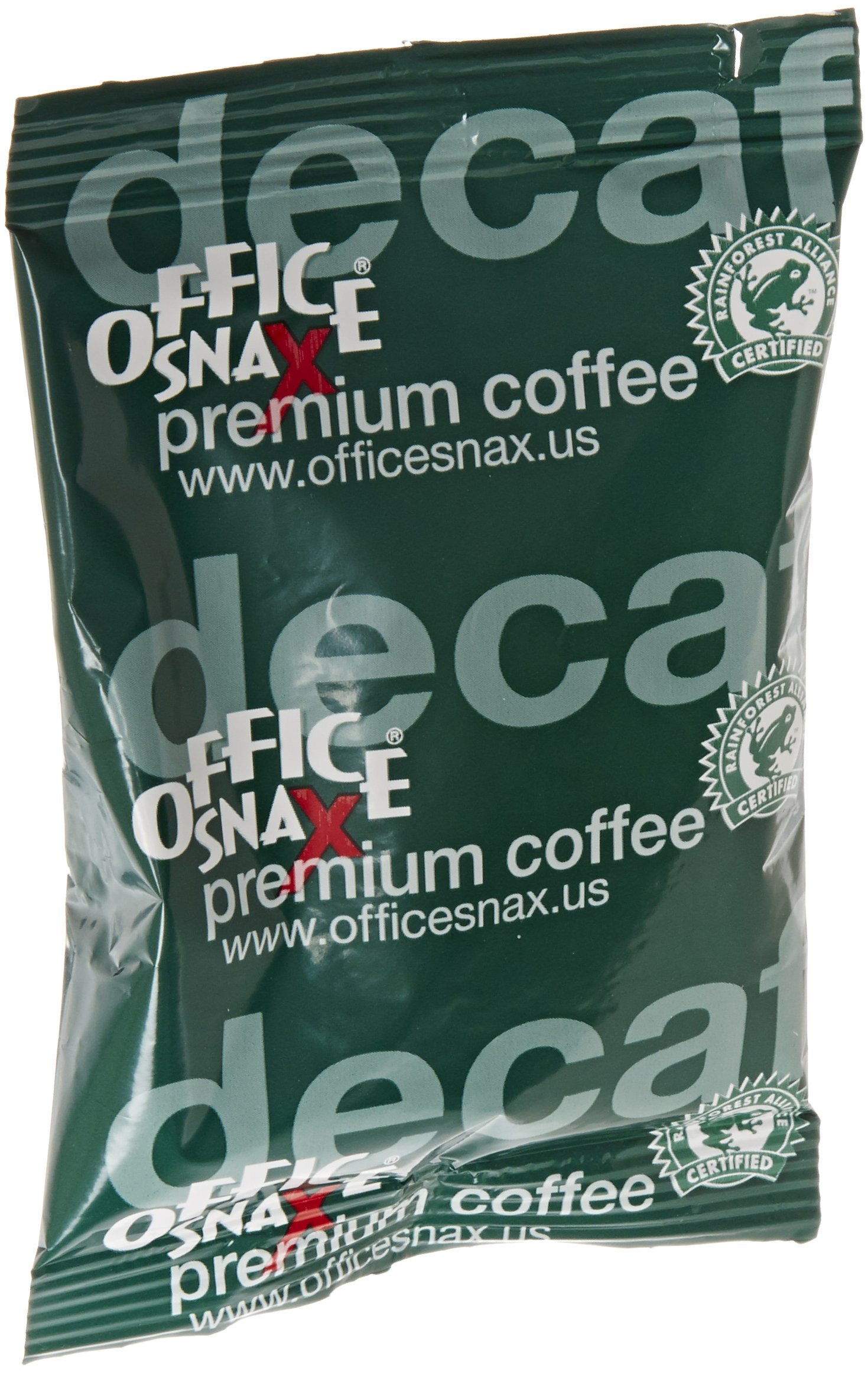 Premium Pure Arabica Decaffeinated Coffee - 63 Single Serve Packets (Carton) | Smooth Low Acid Blend for Home, Office & Travel | 100% Chemical-Free Decaf Process