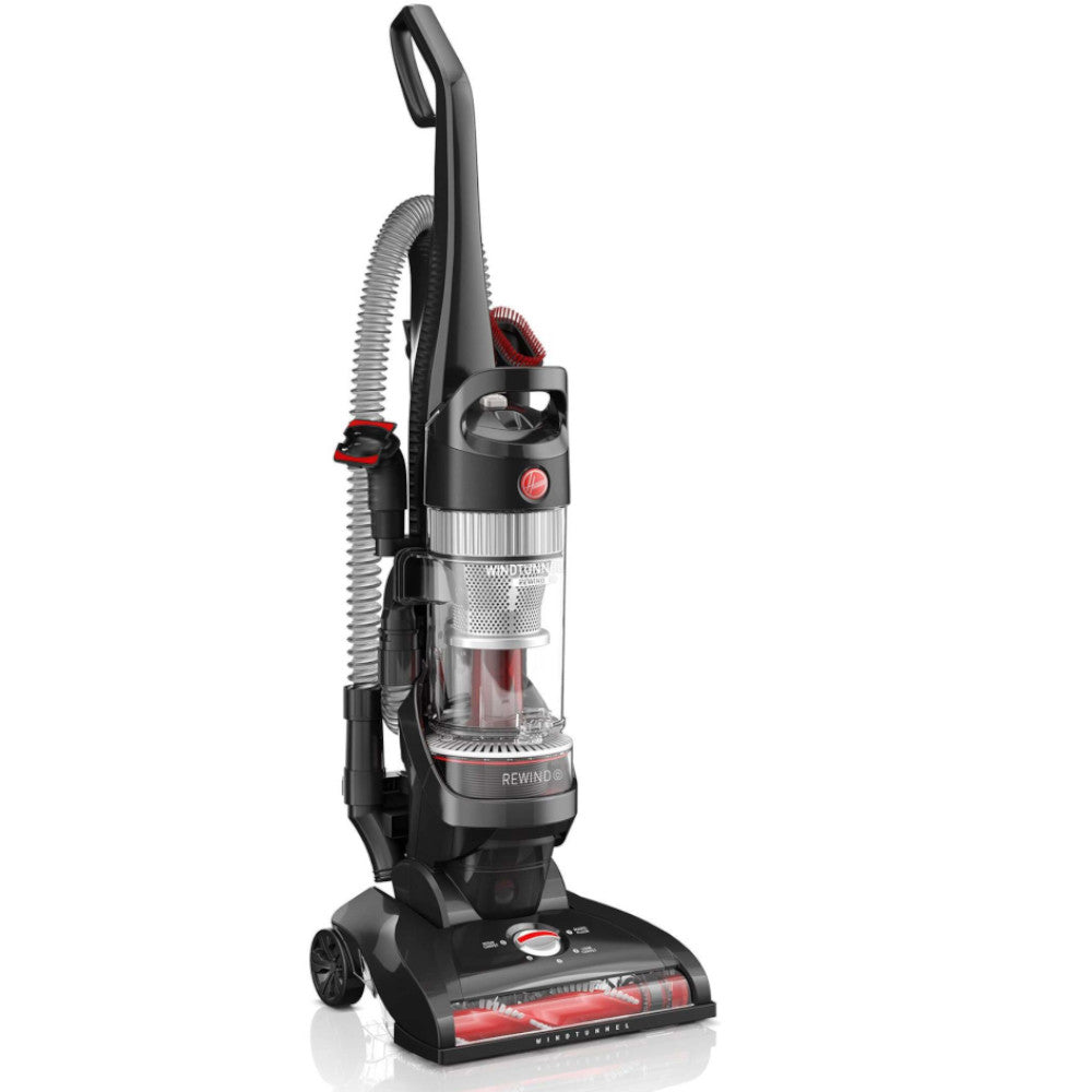 HOOVER UH71310V WindTunnel Elite Rewind Upright Corded Vacuum Cleaner - Powerful Suction for Carpets & Hard Floors - Perfect for Home Cleaning & Pet Hair Removal