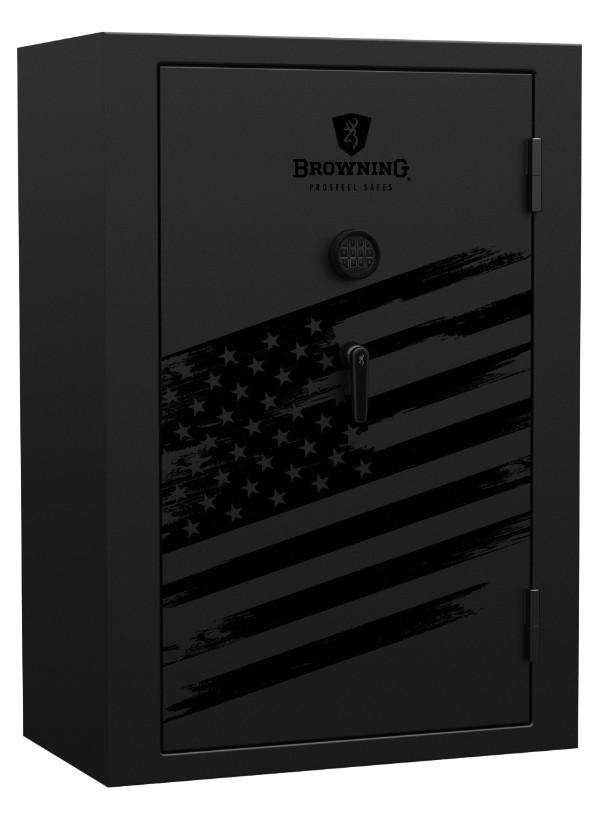 Browning MP49 Black Label Mark V Gun Safe - 48 Gun Capacity, Electronic Lock, Blackout Finish - Secure Firearms Storage for Home, Office, or Hunting Cabin