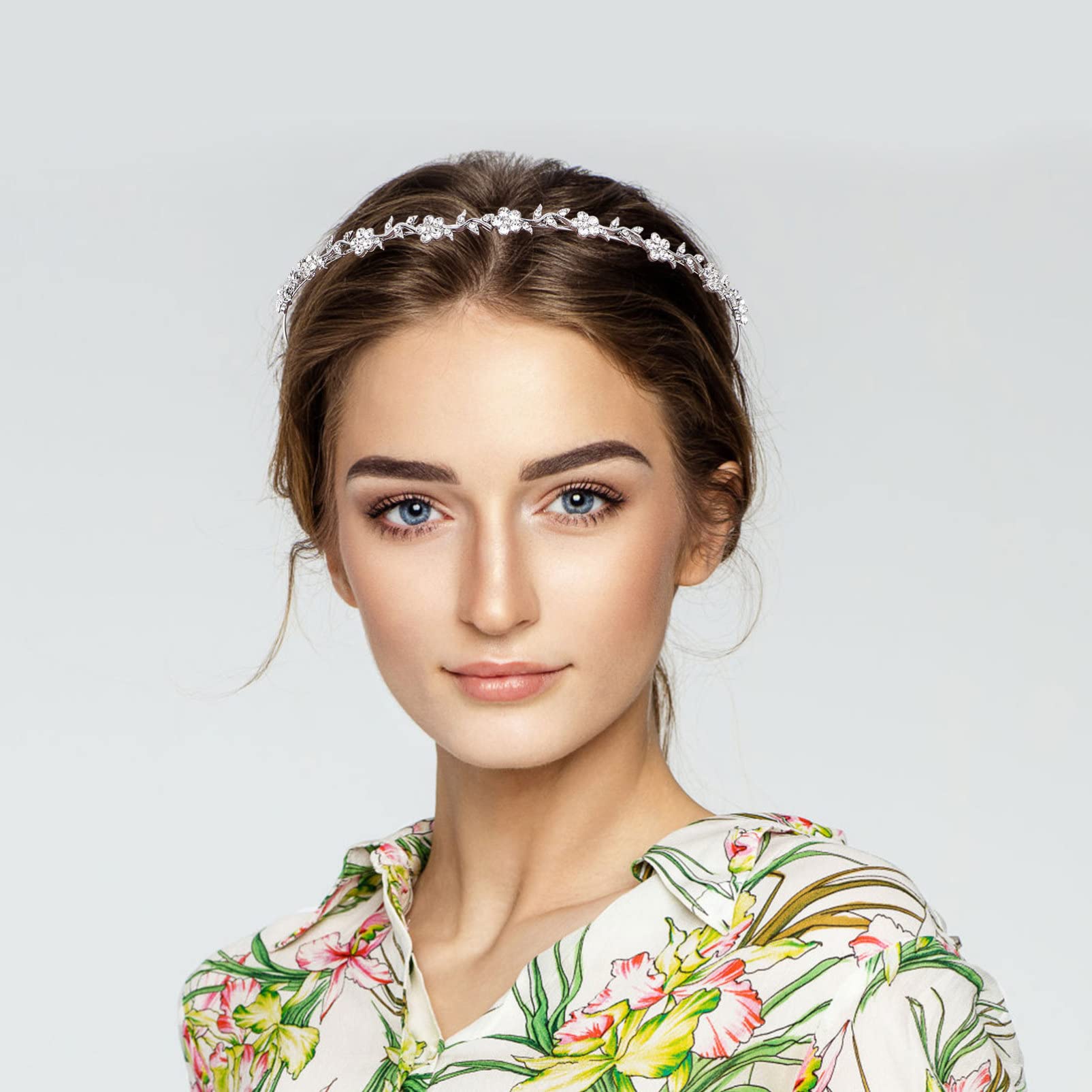 FOMIYES 4pcs Rhinestone Headband for Women - Elegant Wedding & Party Hair Accessories, Metal Headpiece with Crystals for Bridesmaids, Girls, Special Occasions | Perfect for Weddings, Proms, Dances & Formal Events