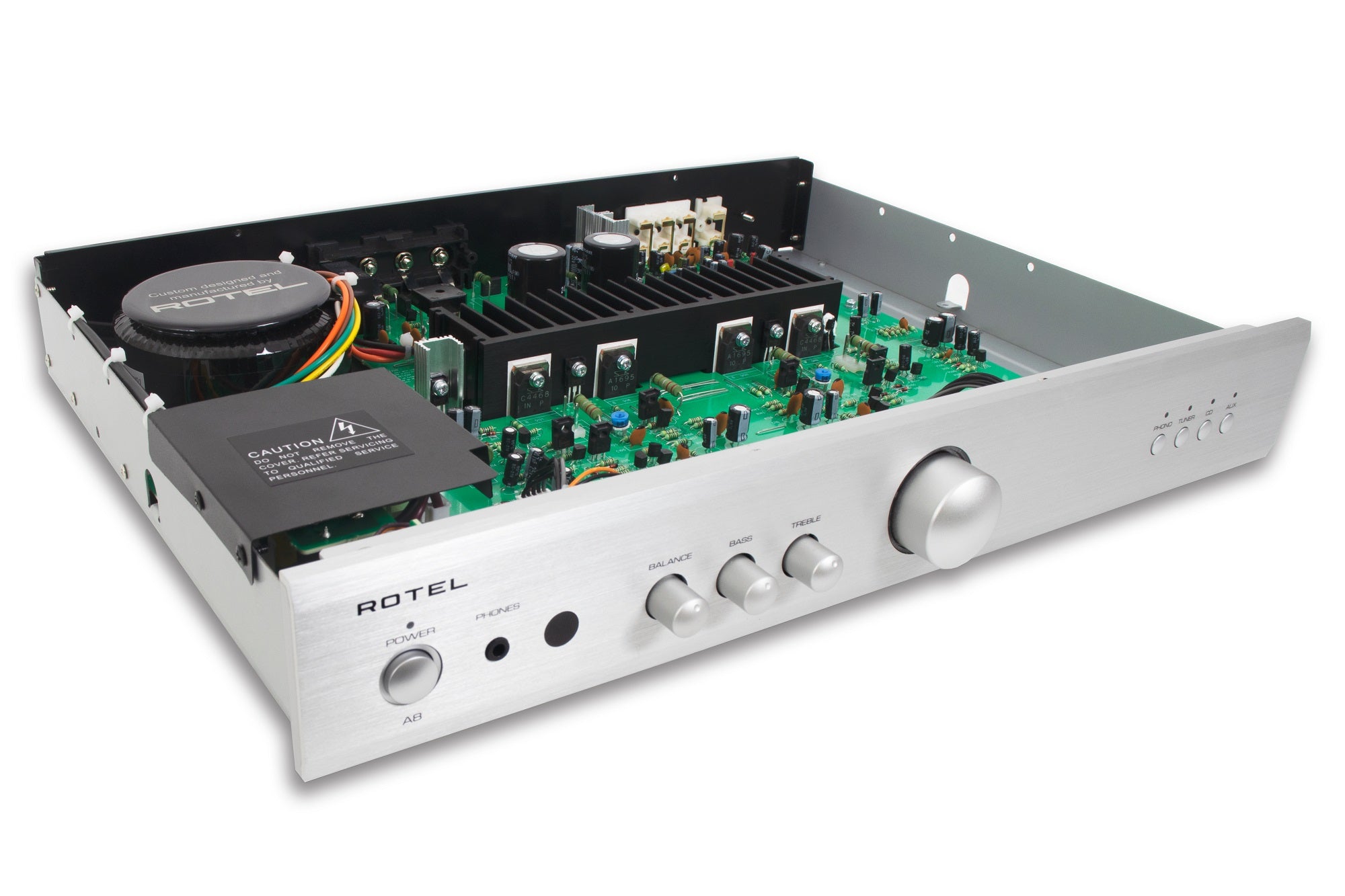 Rotel A8 Integrated Stereo Amplifier - High Power Home Audio Receiver for Vinyl, CD, Streaming | Perfect for Living Room, Home Theater & Music Listening