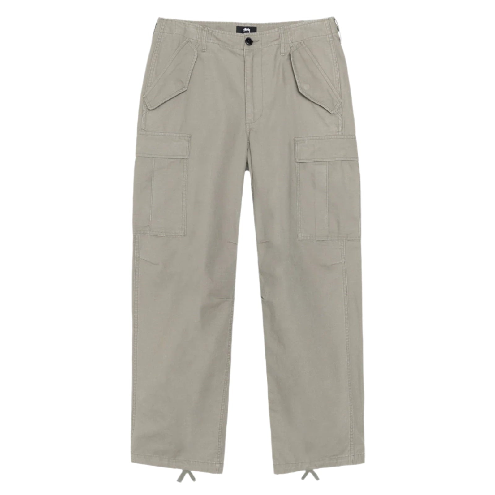 Stussy Military Cargo Pants for Men - Durable Ripstop Fabric Tactical Pants for Outdoor, Hiking, and Streetwear Fashion
