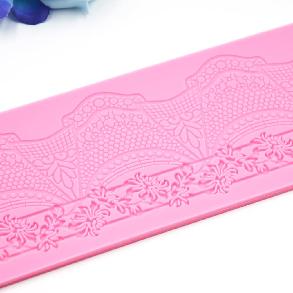 Premium Silicone Cake Lace Mold Set for Fondant Decorating - Elegant Lace Molds for Wedding Cakes, Cupcakes & Dessert Toppers - Perfect for Baking, DIY Cake Decorating & Special Occasions
