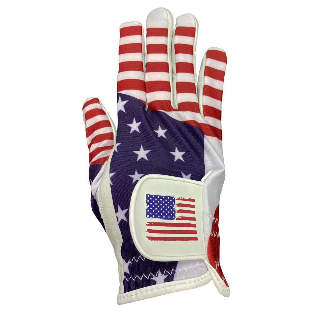 Giggle Golf Men's Funny Golf Gloves - Premium Leather Comfort Fit for Right/Left Hand - Perfect Gift for Golfers (Practice, Driving Range, Tournament Play)