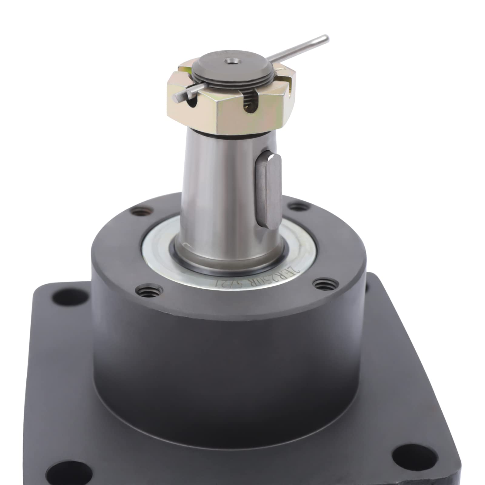 Heavy Duty Black Hydraulic Wheel Motor - Cast Iron Construction - Compatible with 737 757 777 797 7200 7400 8500 Aircraft - OEM TCA12678 TCA17739 Replacement Part - Ideal for Aircraft Maintenance & Repair Operations
