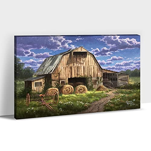 Barn Canvas Framed-25
