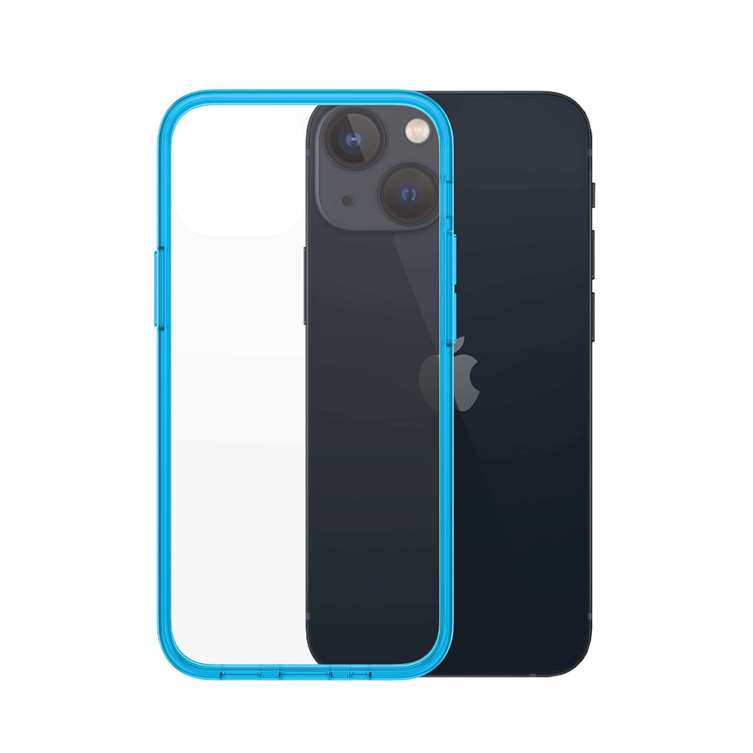 Military Grade Shockproof iPhone 13 Mini Case - Panzer Glass Clear Bondi Blue Limited Edition | Ultra Durable Hard Case with Military Protection | Perfect for Outdoor Adventures, Travel & Daily Use